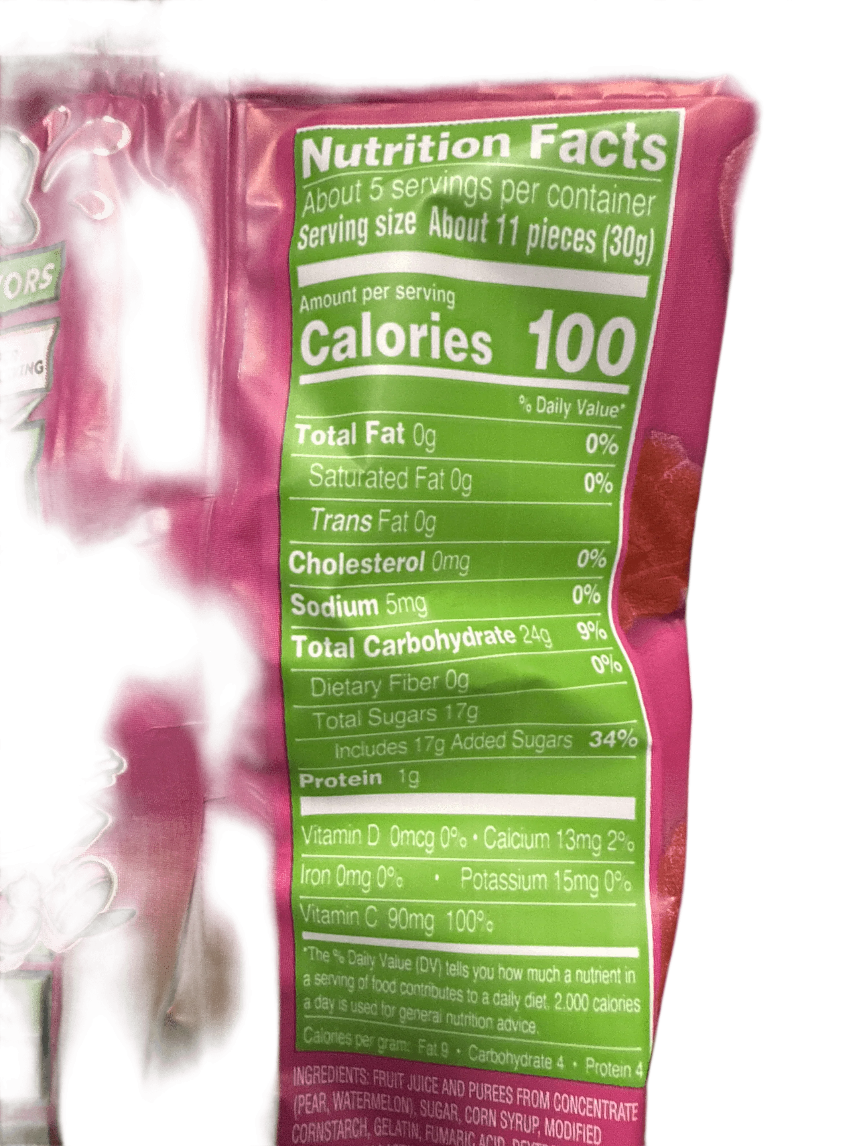 Arizona Sour Watermelon Fruit Snacks 142G - U.S Edition