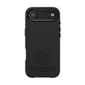 SCP Foundation PU Leather Phone Case — Embossed Logo Engraving
