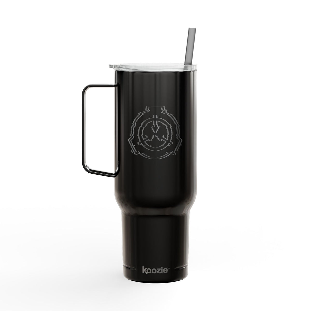 Engraved 40oz Insulated Tumbler with Lid — Stainless SCP Logo Travel Mug