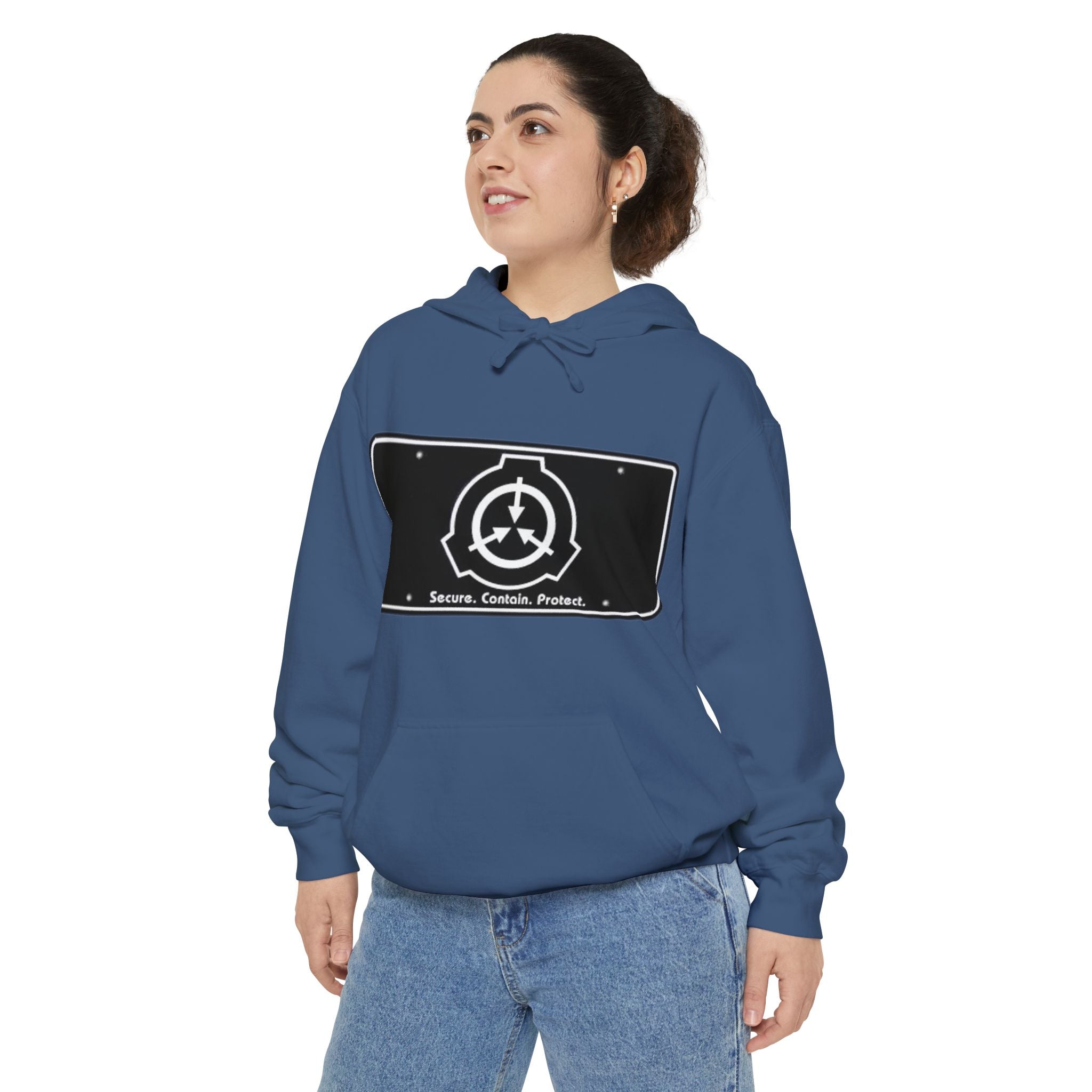 SCP Foundation Logo Hoodie — Secure Contain Protect Graphic Hoodie