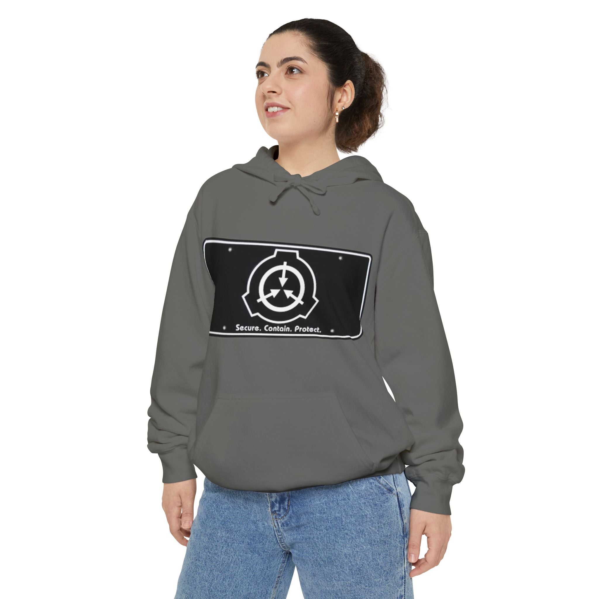 SCP Foundation Logo Hoodie — Secure Contain Protect Graphic Hoodie