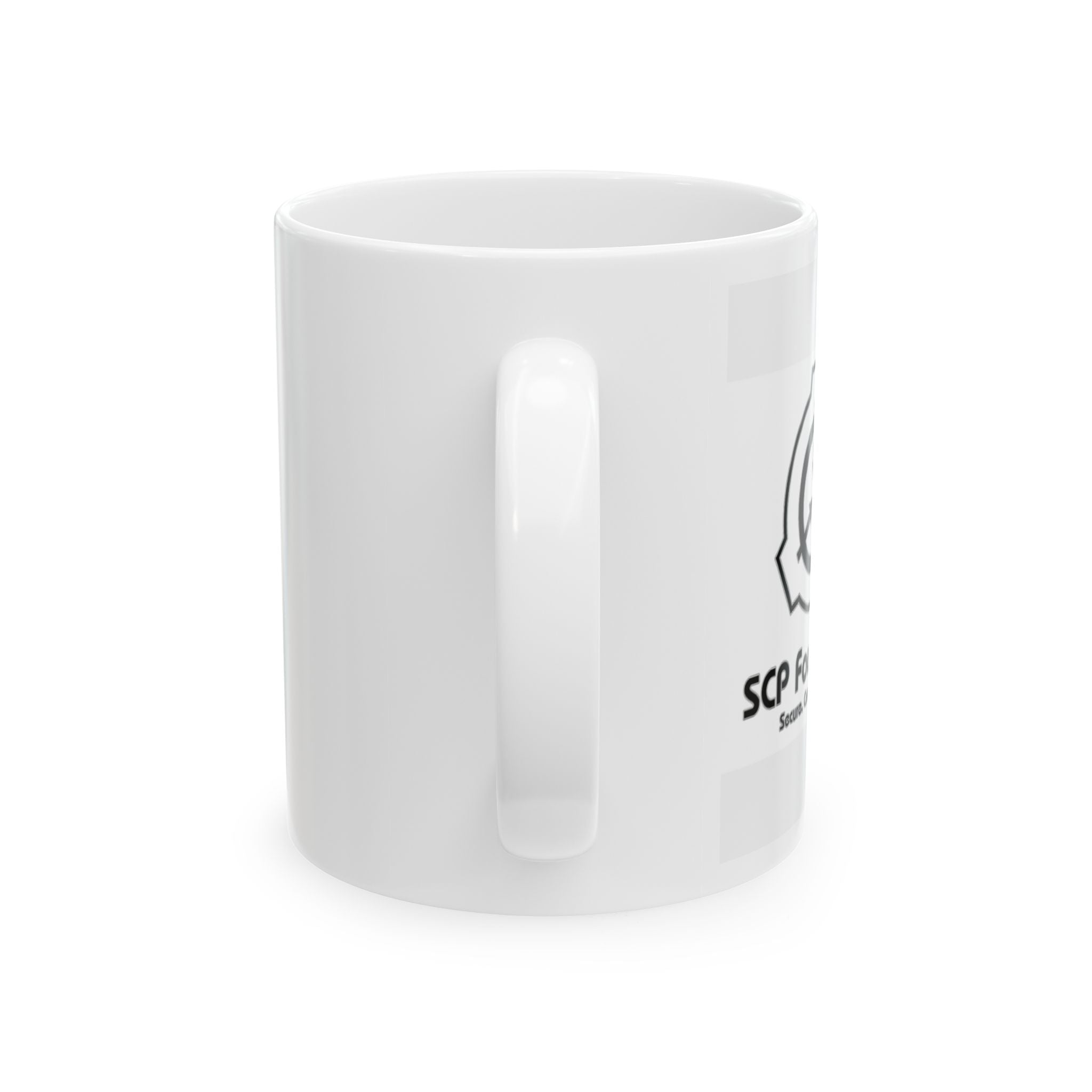 SCP Foundation Logo Ceramic Mug — 11oz & 15oz Collectible Coffee Cup
