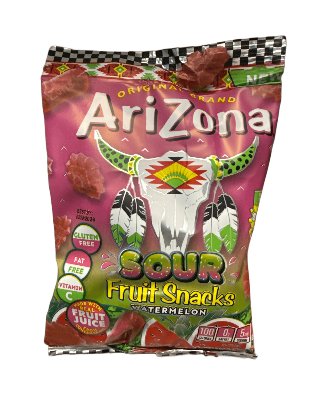 Arizona Sour Watermelon Fruit Snacks 142G - U.S Edition