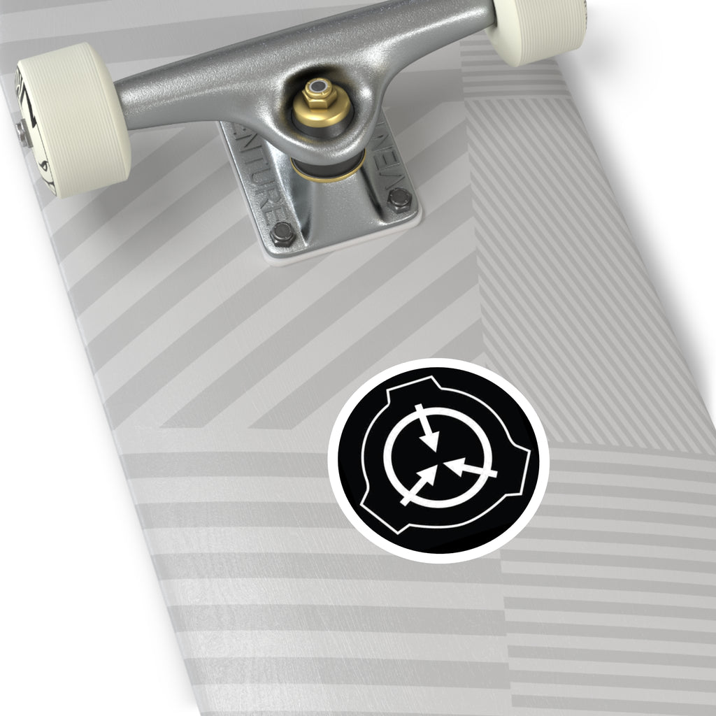 SCP Foundation Logo Round Sticker — Indoor/Outdoor Durable Vinyl
