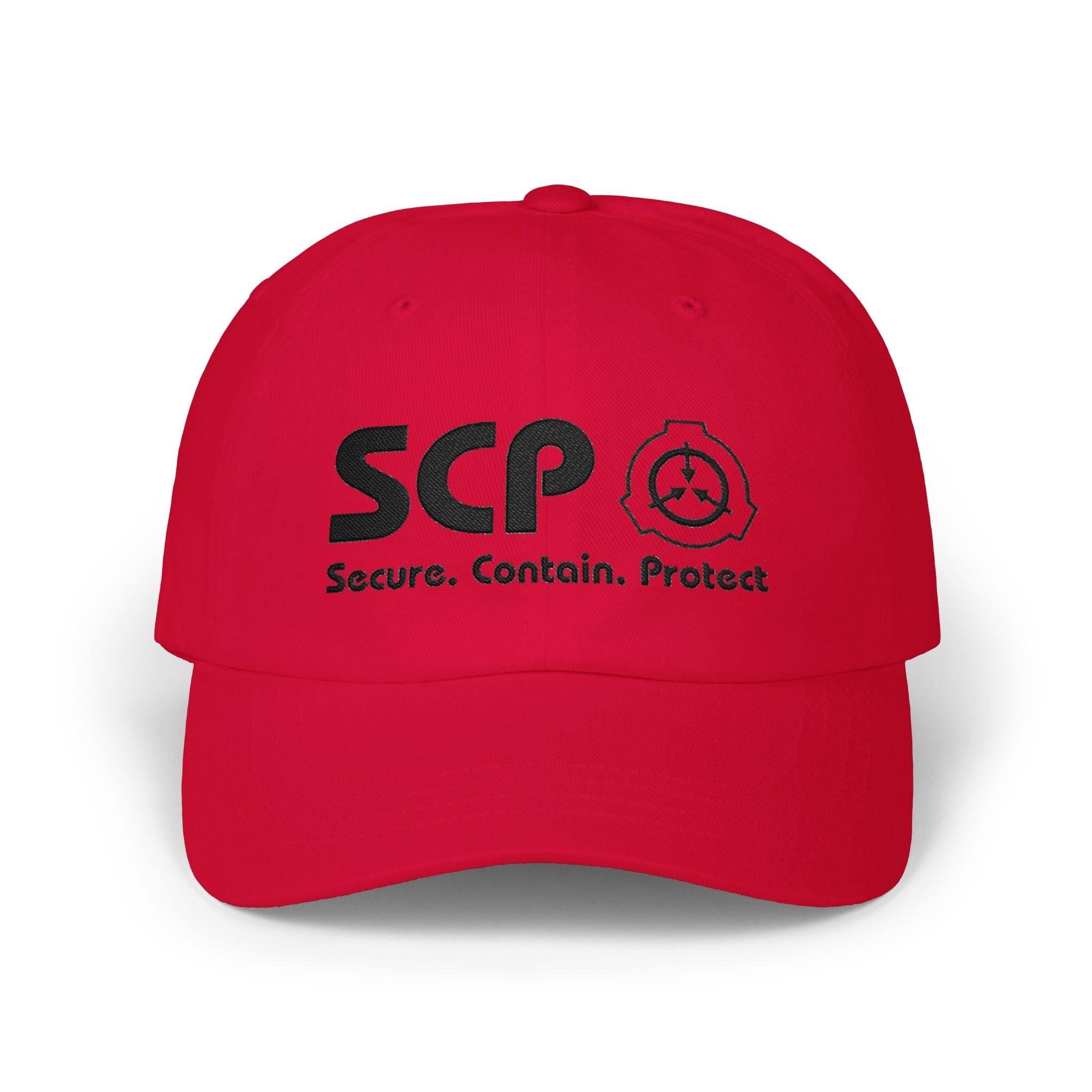 Camo Cap — SCP Foundation Embroidered Baseball Hat