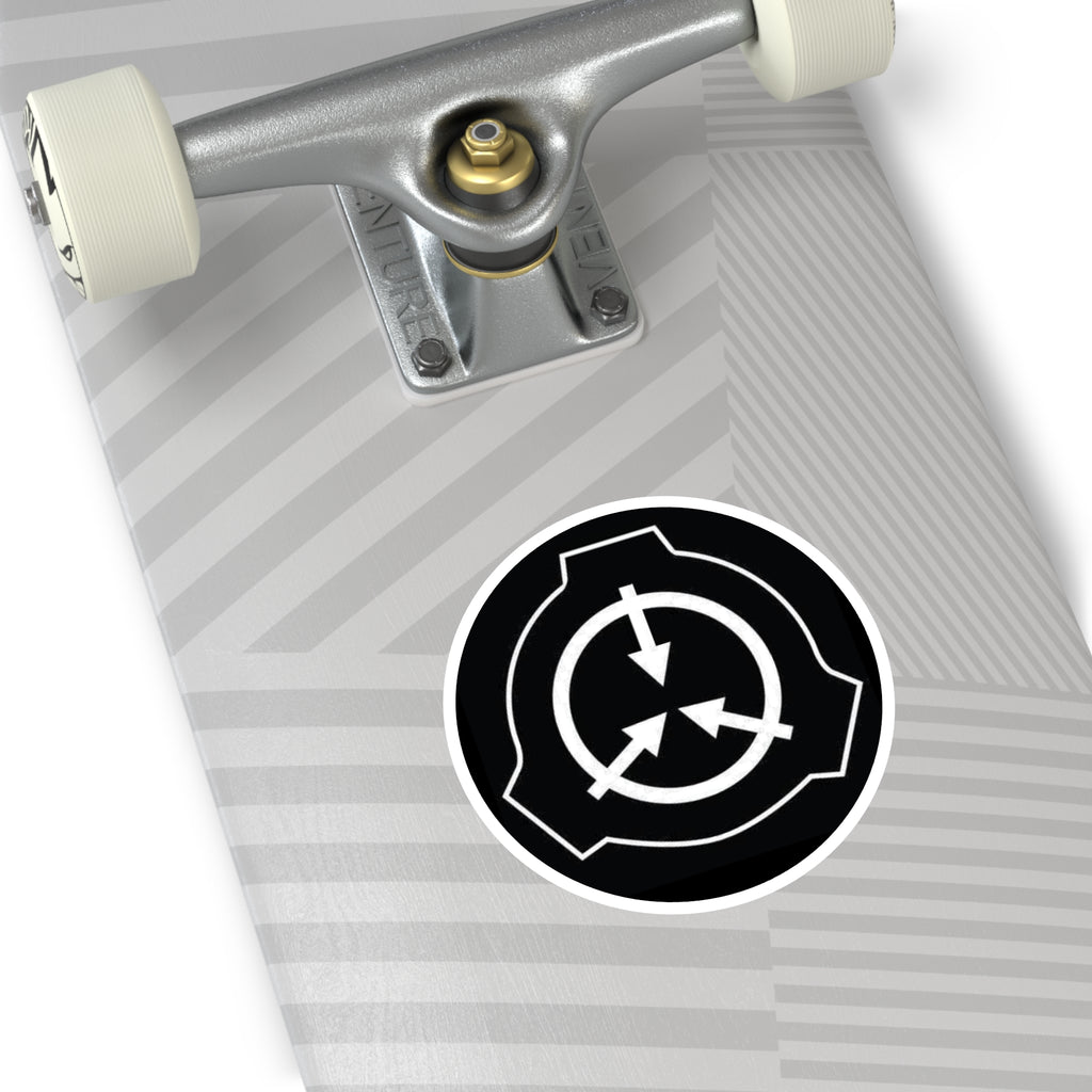 SCP Foundation Logo Round Sticker — Indoor/Outdoor Durable Vinyl