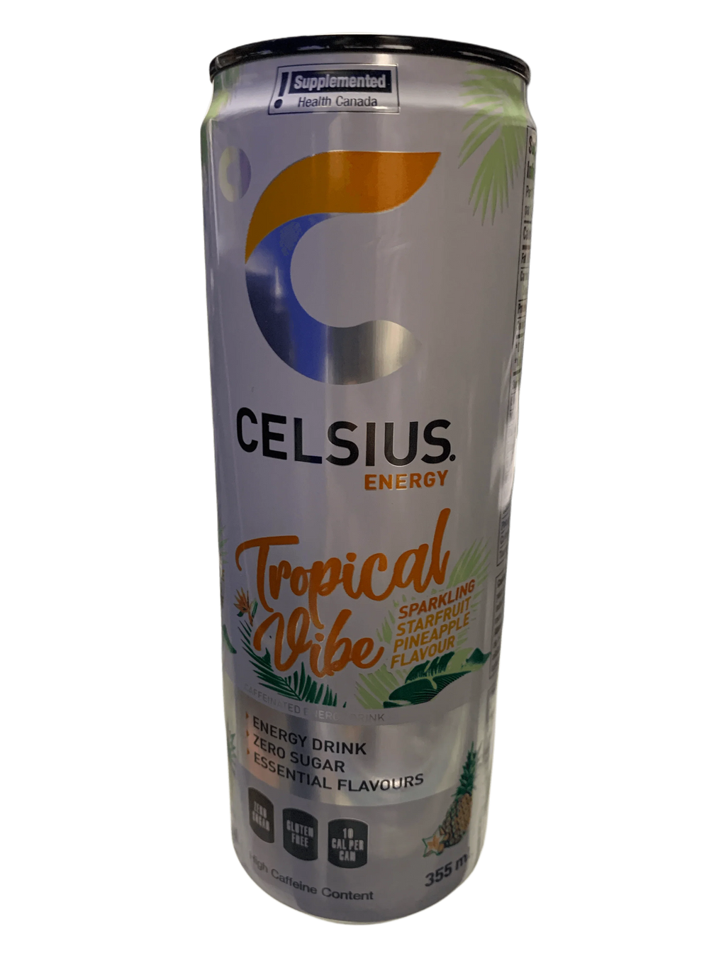 Celsius Tropical Vibe Zero Sugar Energy Drink 355ML - Canadian Edition