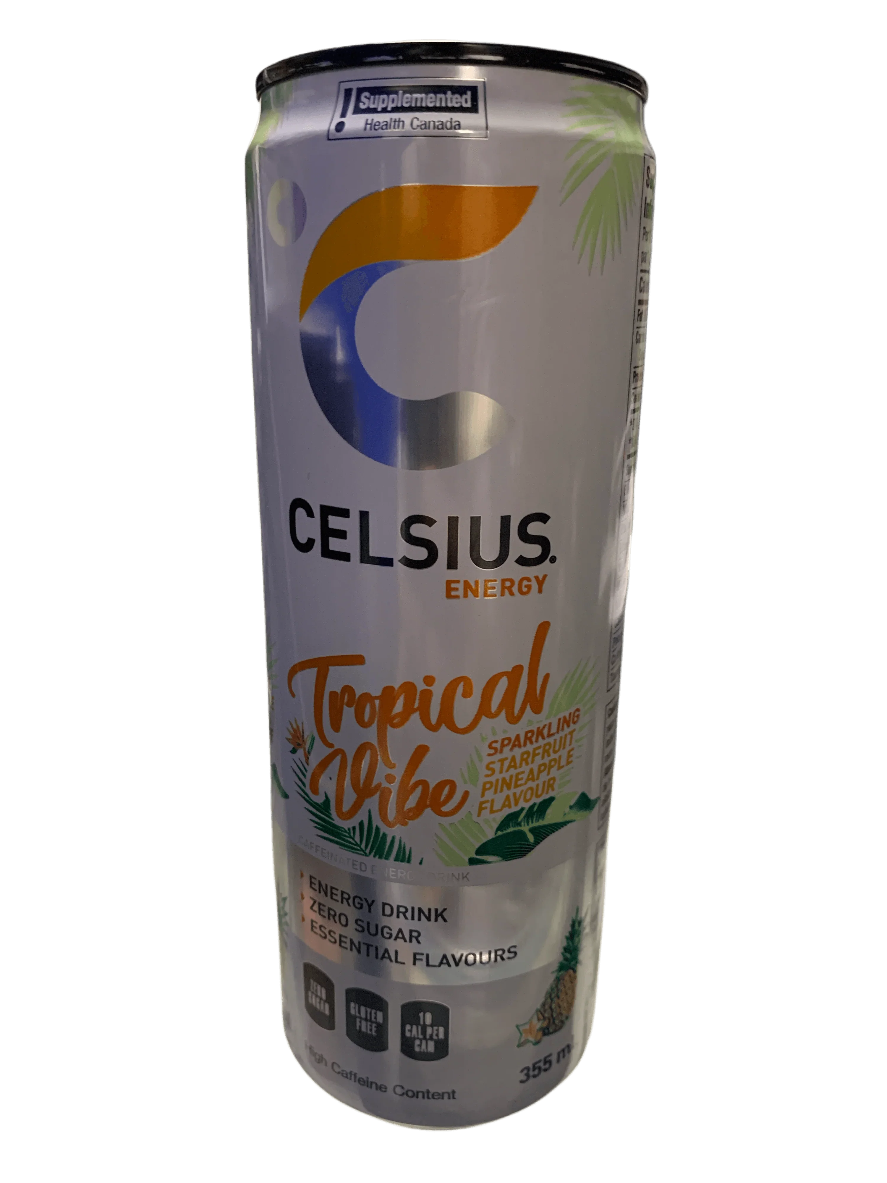 Celsius Tropical Vibe Zero Sugar Energy Drink 355ML - Canadian Edition