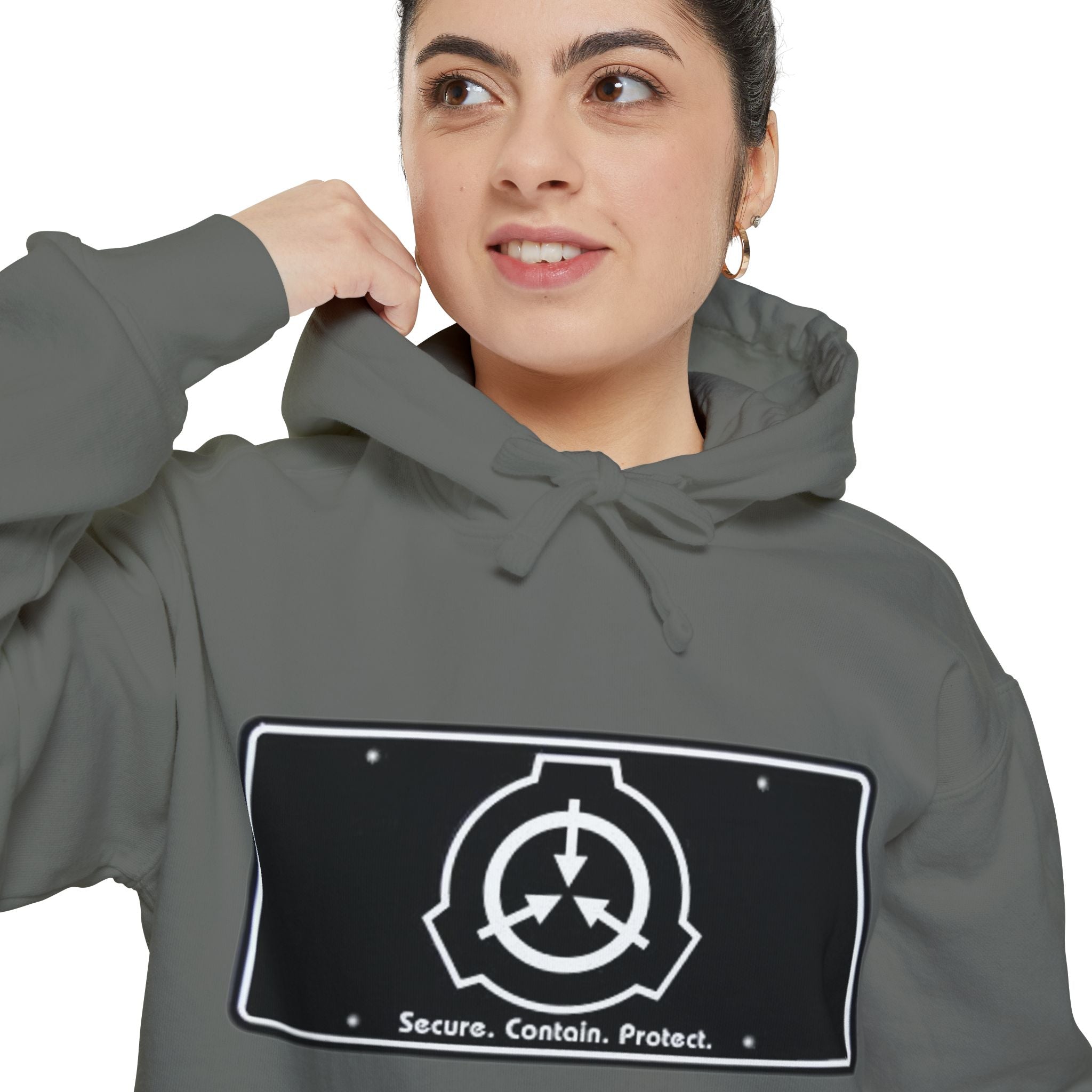 SCP Foundation Logo Hoodie — Secure Contain Protect Graphic Hoodie
