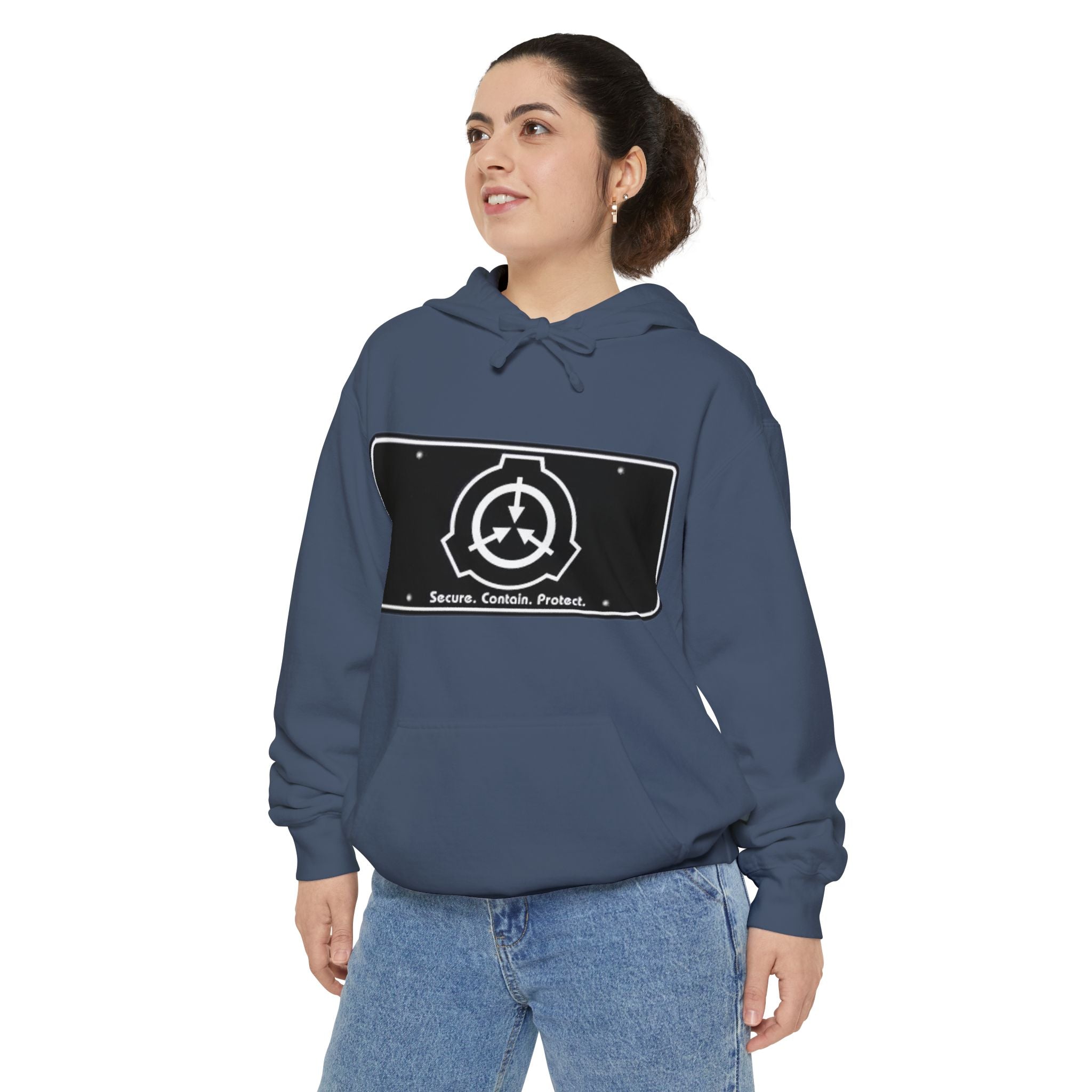 SCP Foundation Logo Hoodie — Secure Contain Protect Graphic Hoodie