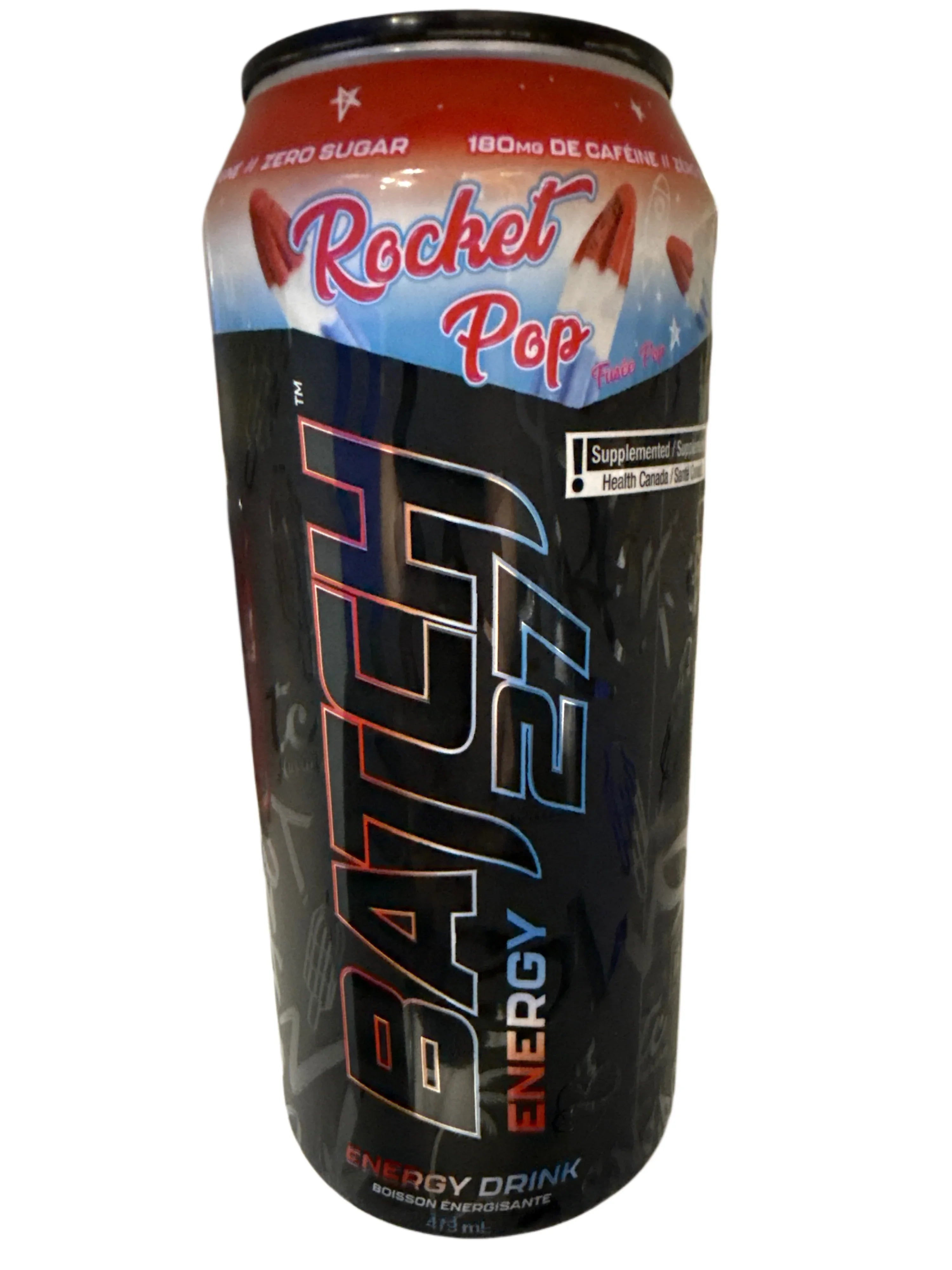 Batch 27 Zero Sugar Rocket Pop Energy Drink 473ML - Canadian Edition