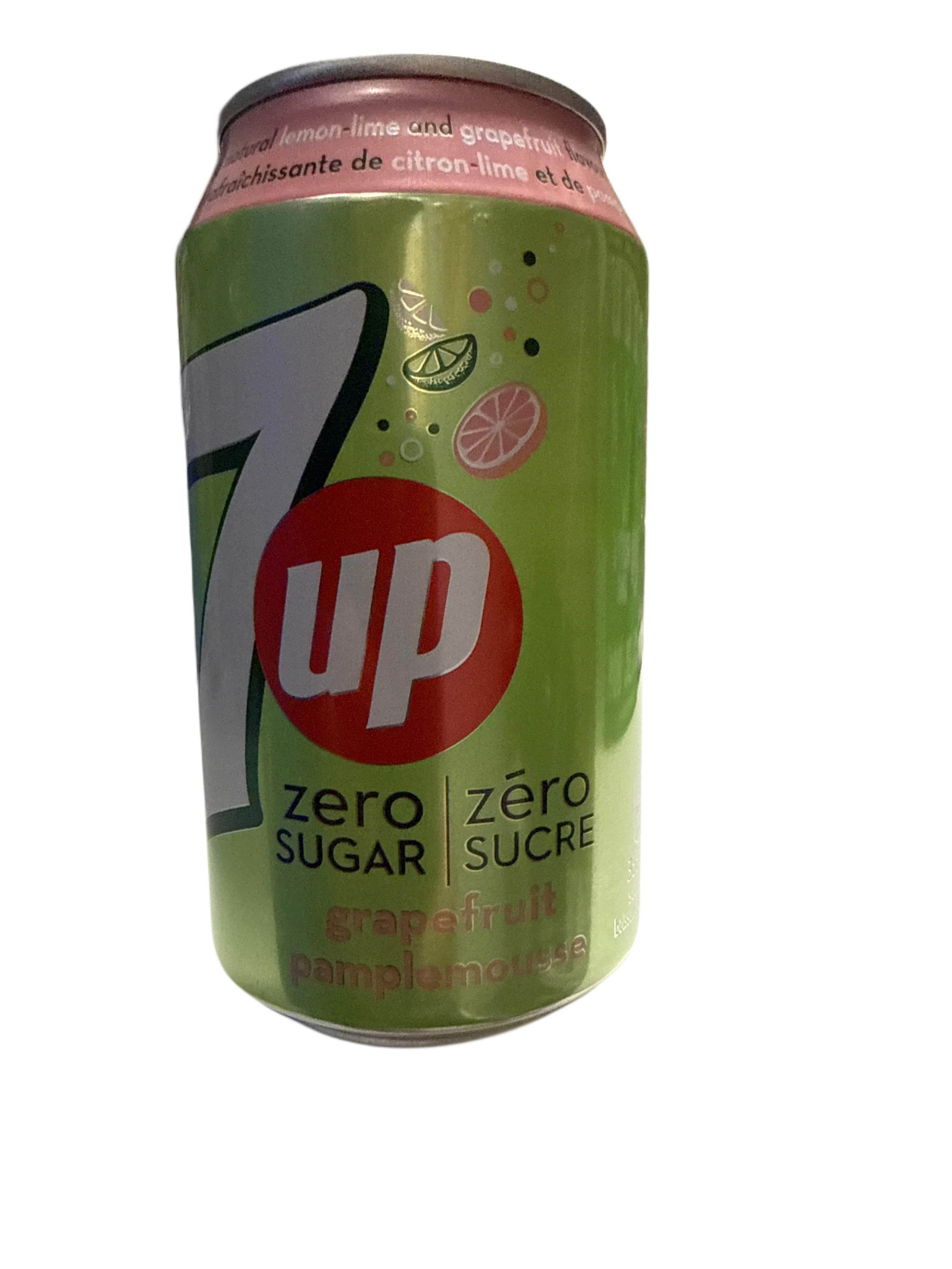 7UP Zero Sugar Grapefruit Soda 355ML - Canadian Edition