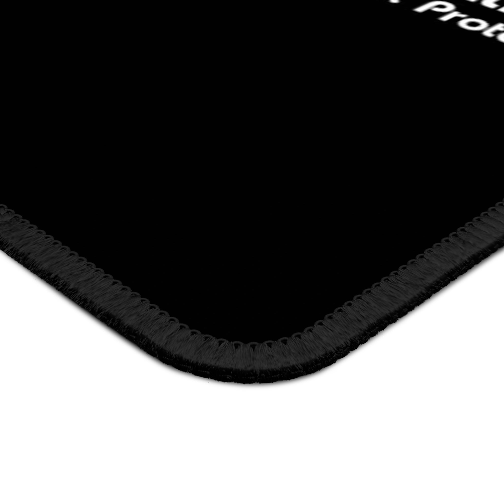 SCP Foundation Gaming Mouse Pad — Secure. Contain. Protect. Black Desk Mat for Gamers & Fans
