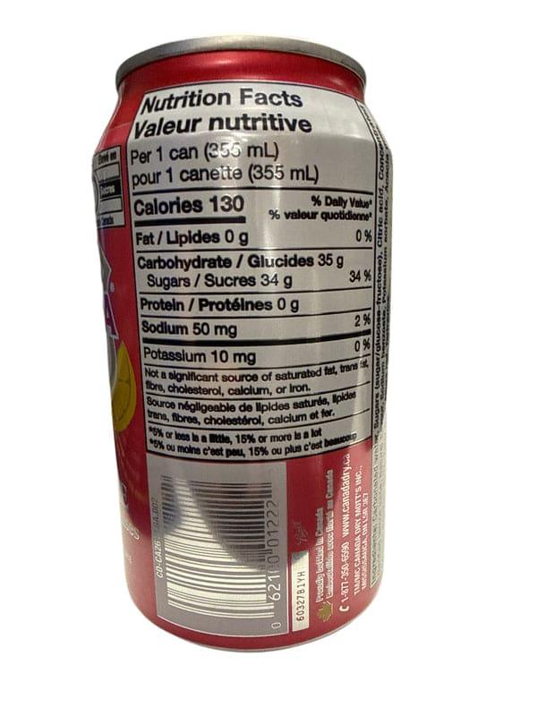 Canada Dry Limited Edition Strawberry Lemonade Can 355ML - Canadian Edition