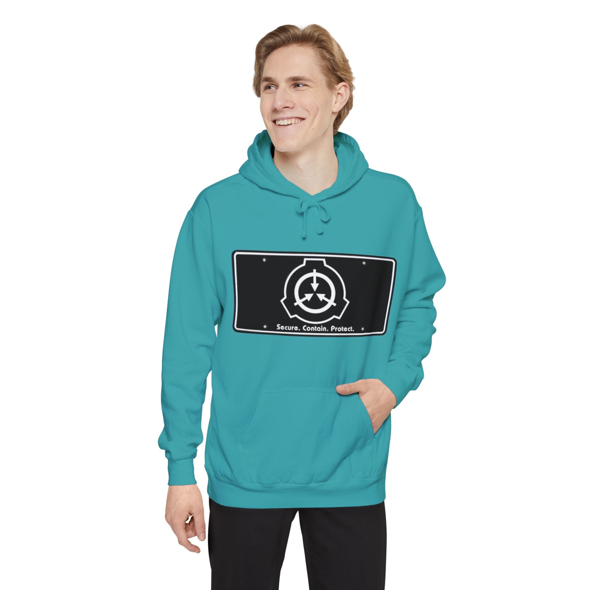 SCP Foundation Logo Hoodie — Secure Contain Protect Graphic Hoodie