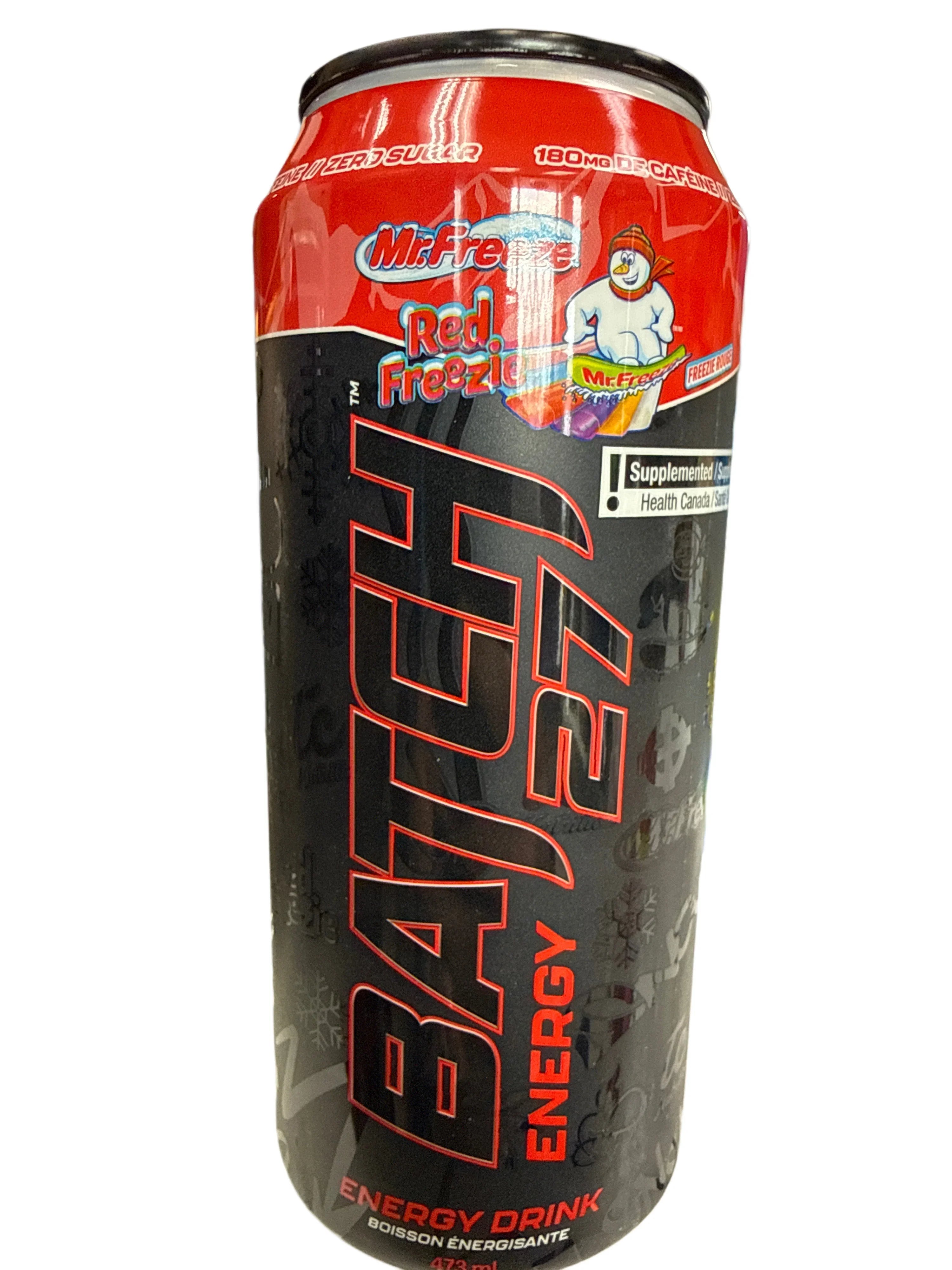 Batch 27 Zero Sugar Mr. Freeze Limited Edition Red Freezie Energy 473ML - Canadian Edition