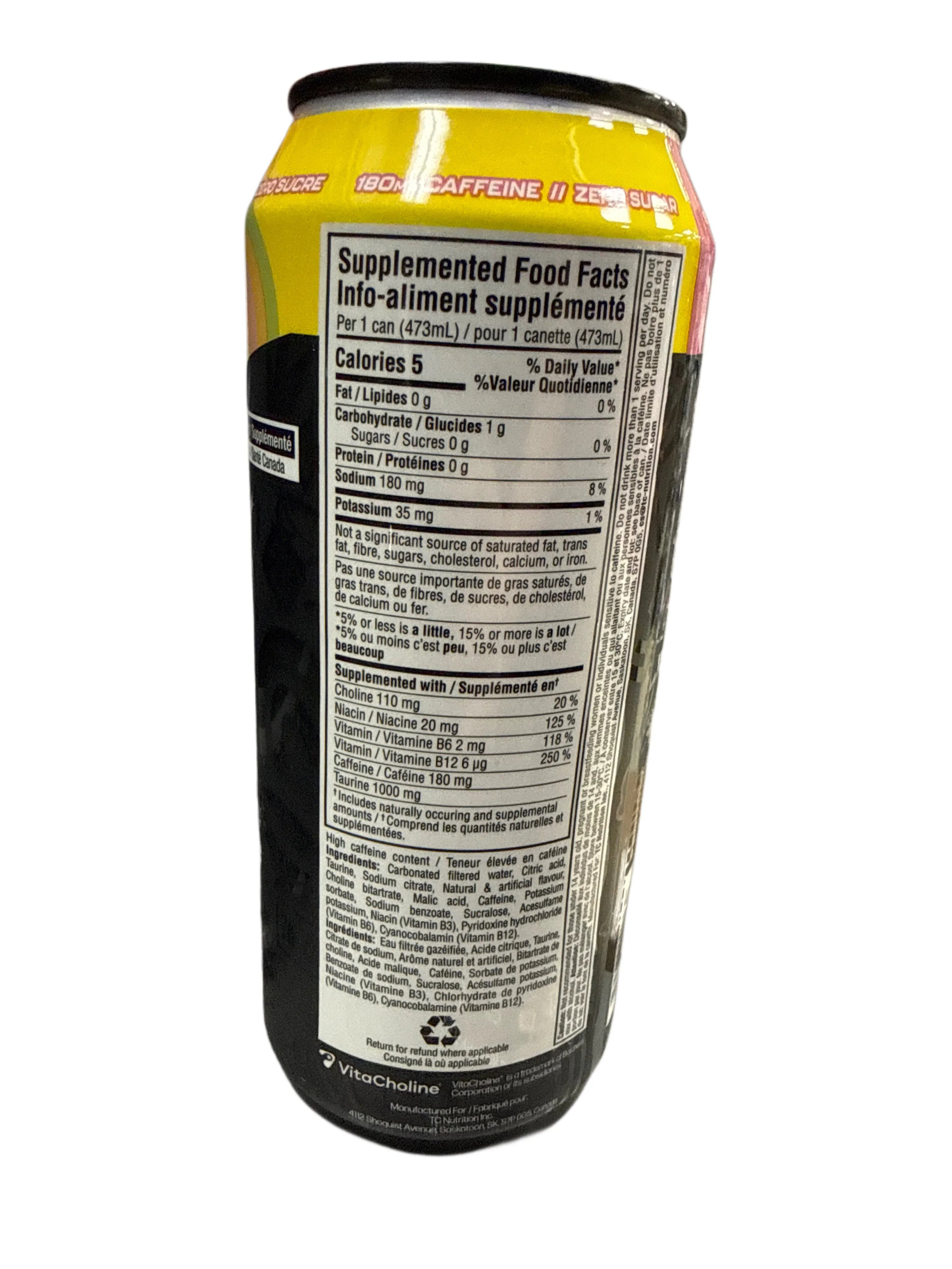 Batch 27 Zero Sugar Rainbow Sherbet Energy Drink 473ML - U.S Edition