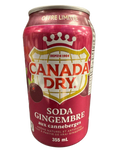 Canada Dry Cranberry Ginger Ale 355ML - Canadian Edition