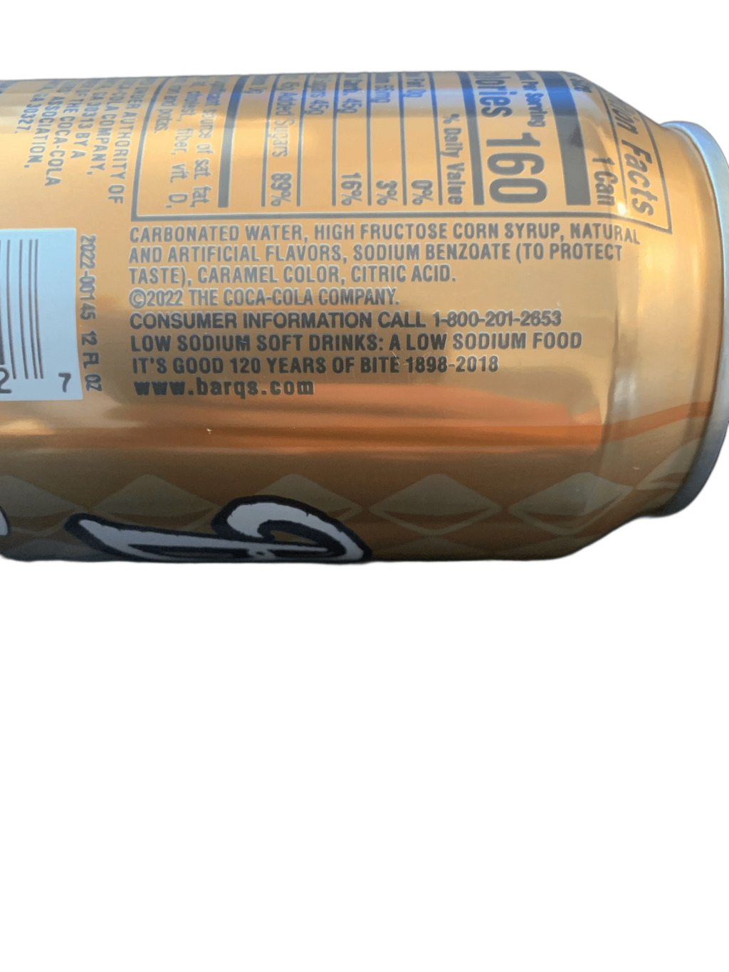 Barq's Creme Soda French Vanilla 355ML - U.S Edition
