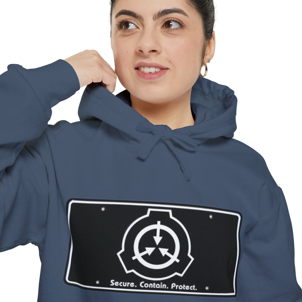 SCP Foundation Logo Hoodie — Secure Contain Protect Graphic Hoodie