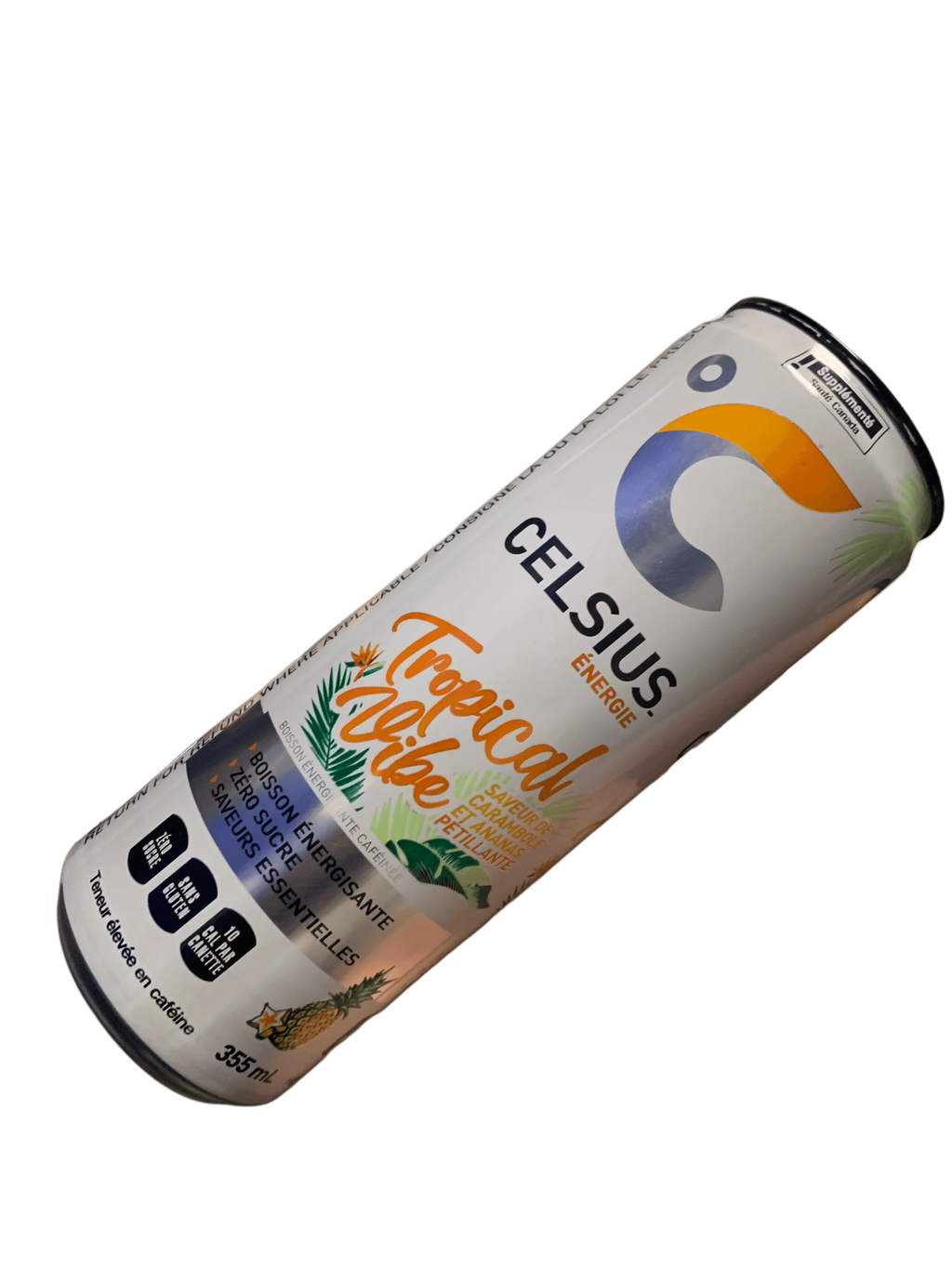 Celsius Tropical Vibe Zero Sugar Energy Drink 355ML - Canadian Edition