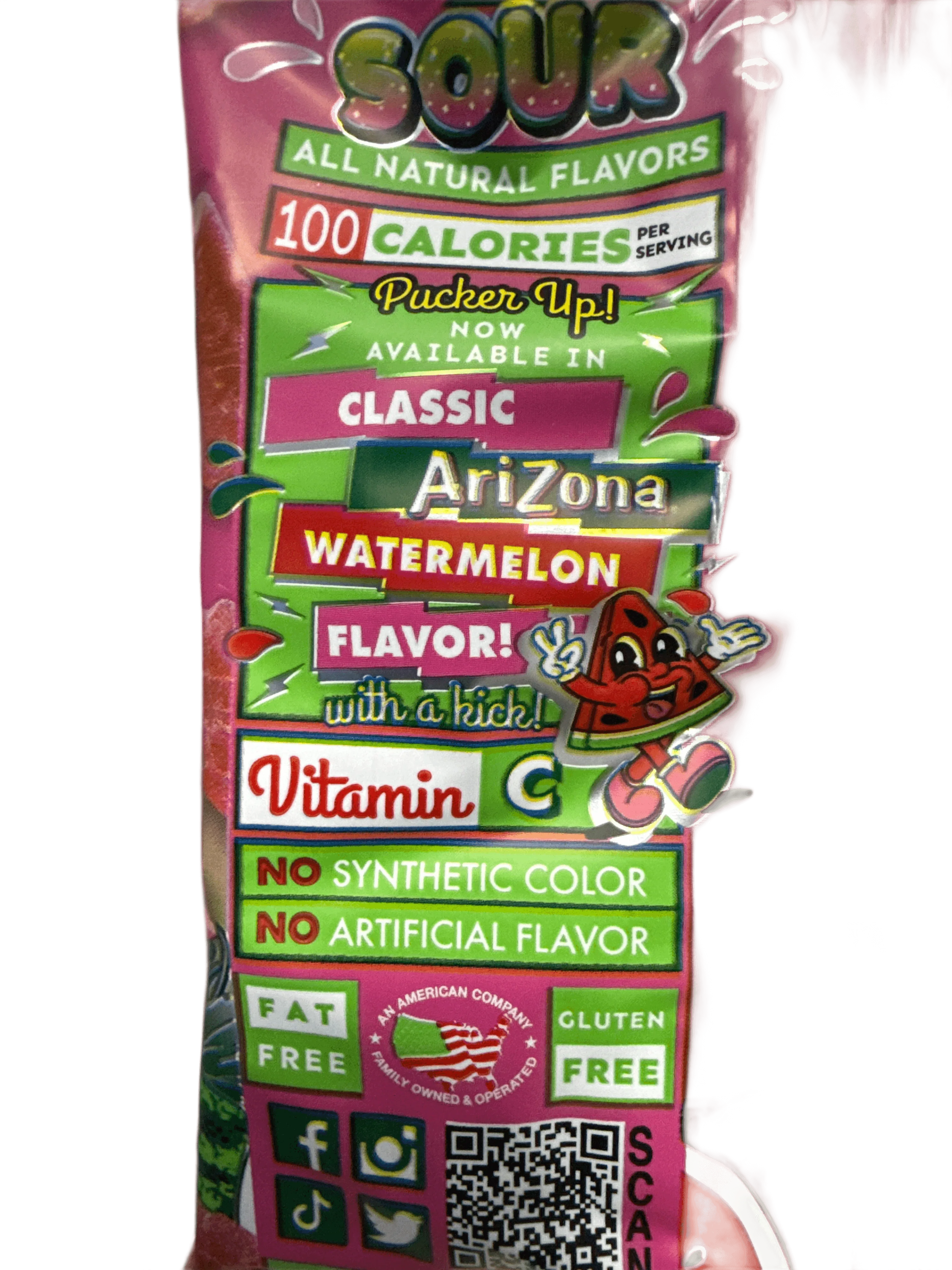 Arizona Sour Watermelon Fruit Snacks 142G - U.S Edition