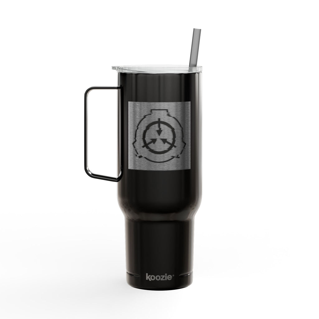 Engraved 40oz Insulated Tumbler with Lid — Stainless SCP Logo Travel Mug