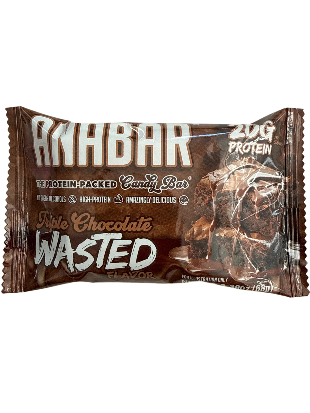 Anabar Triple Chocolate Wasted Flavour protein Bar 68G - U.S Edition