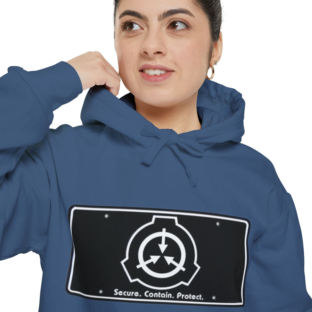 SCP Foundation Logo Hoodie — Secure Contain Protect Graphic Hoodie