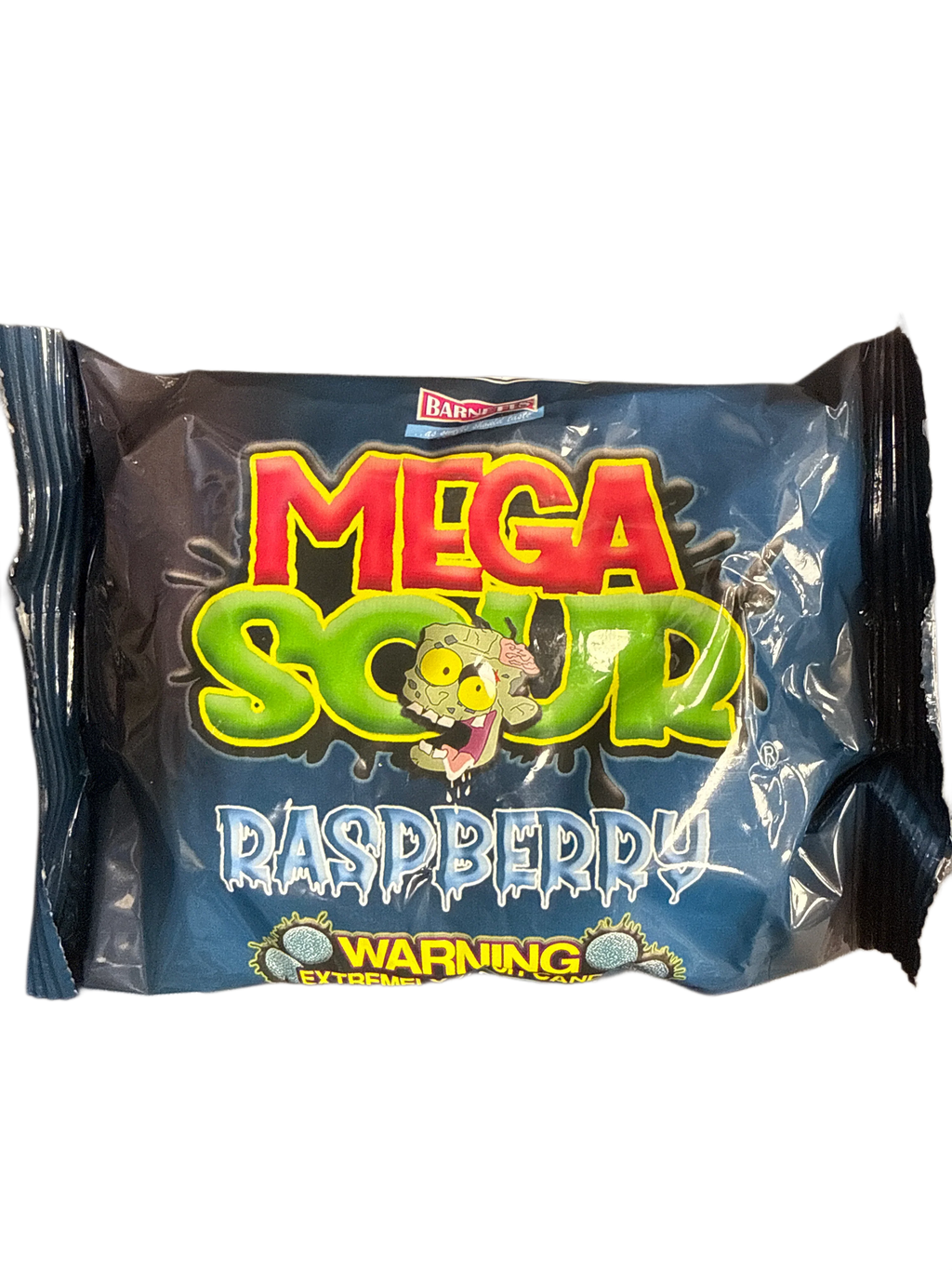 Barnetts Mega Sour Challenge Blue Raspberry Flavour 104G - U.K Edition