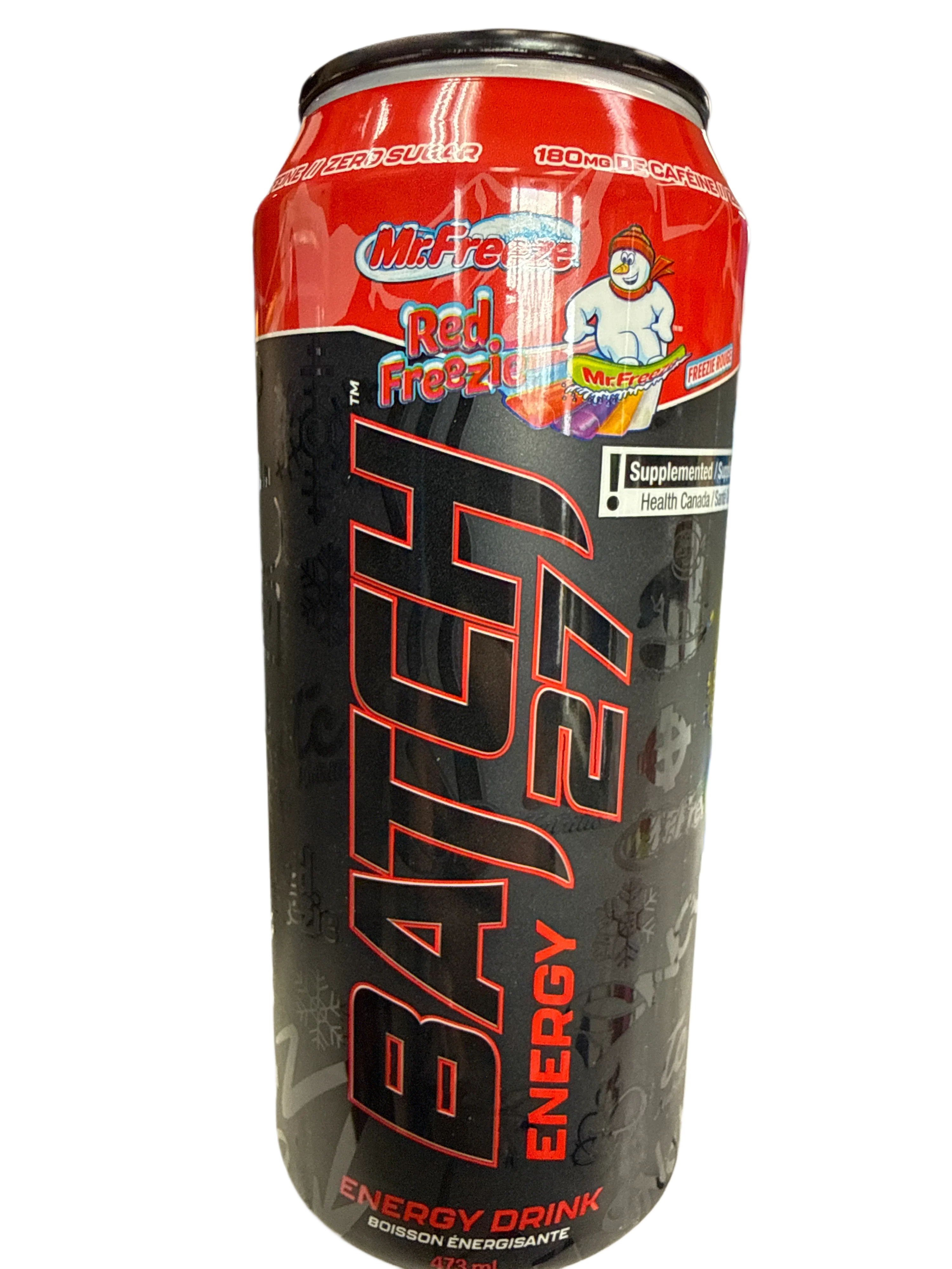 Batch 27 Zero Sugar Mr. Freeze Limited Edition Red Freezie Energy 473ML - Canadian Edition