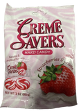 Creme Savers Strawberries And Creme Hard Candy 85G - U.S Edition