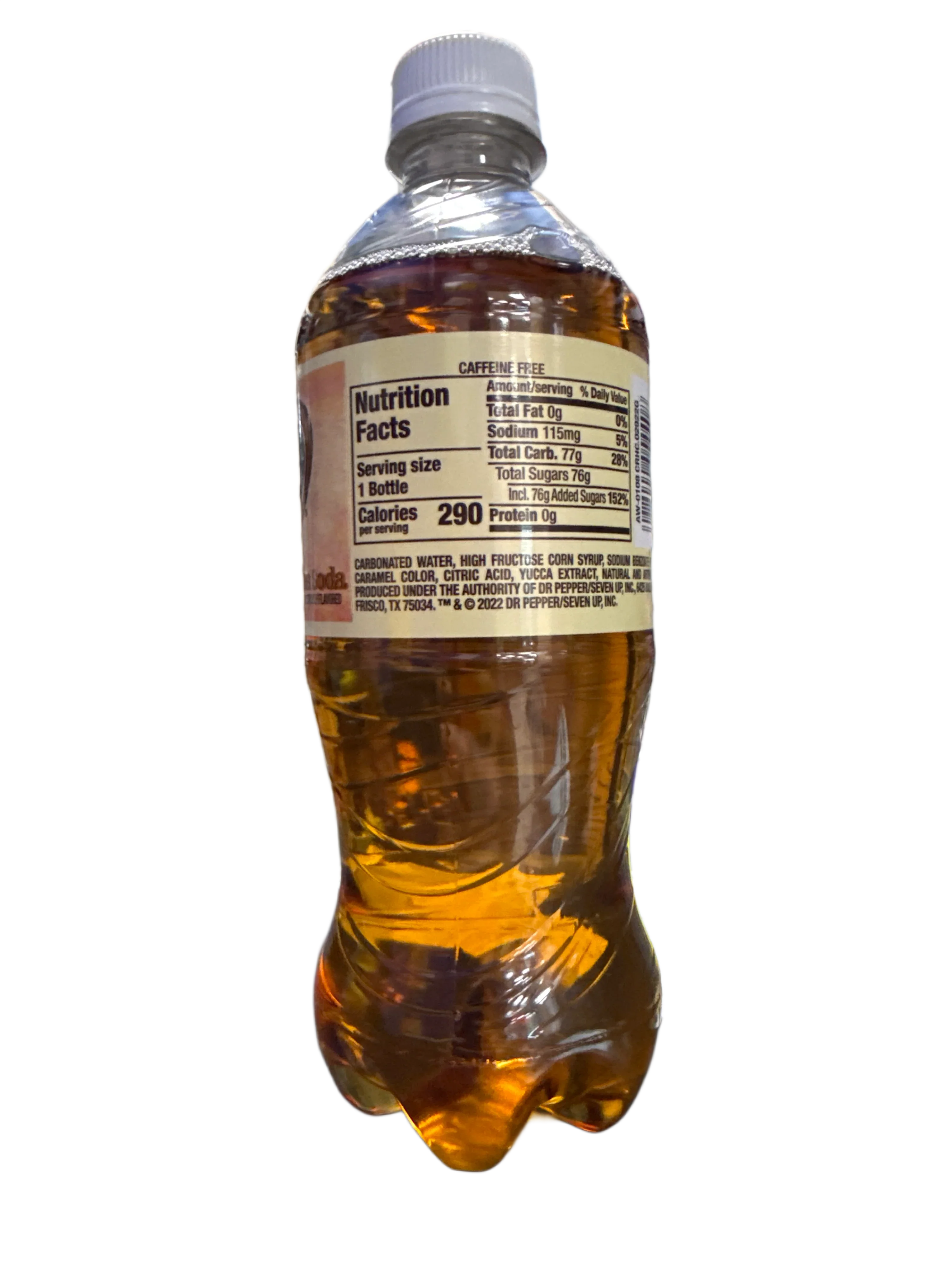 A & W Cream Soda Bottle 591ML - U.S Edition