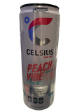 Celsius Peach Vibe Zero Sugar Energy Drink 355ML - Canadian Edition