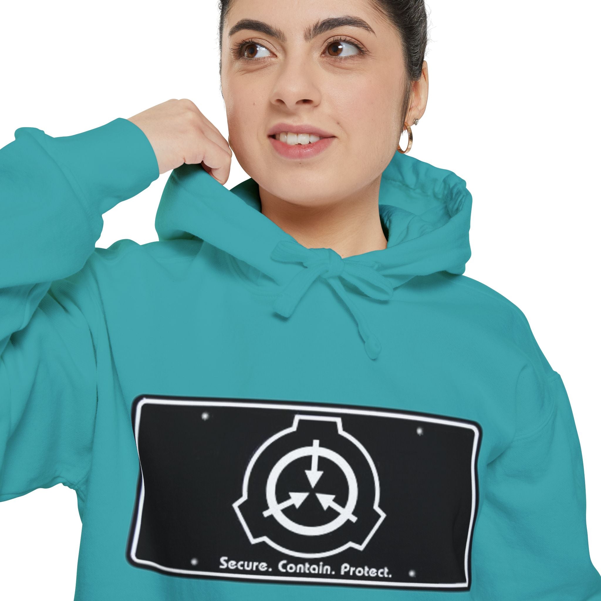 SCP Foundation Logo Hoodie — Secure Contain Protect Graphic Hoodie