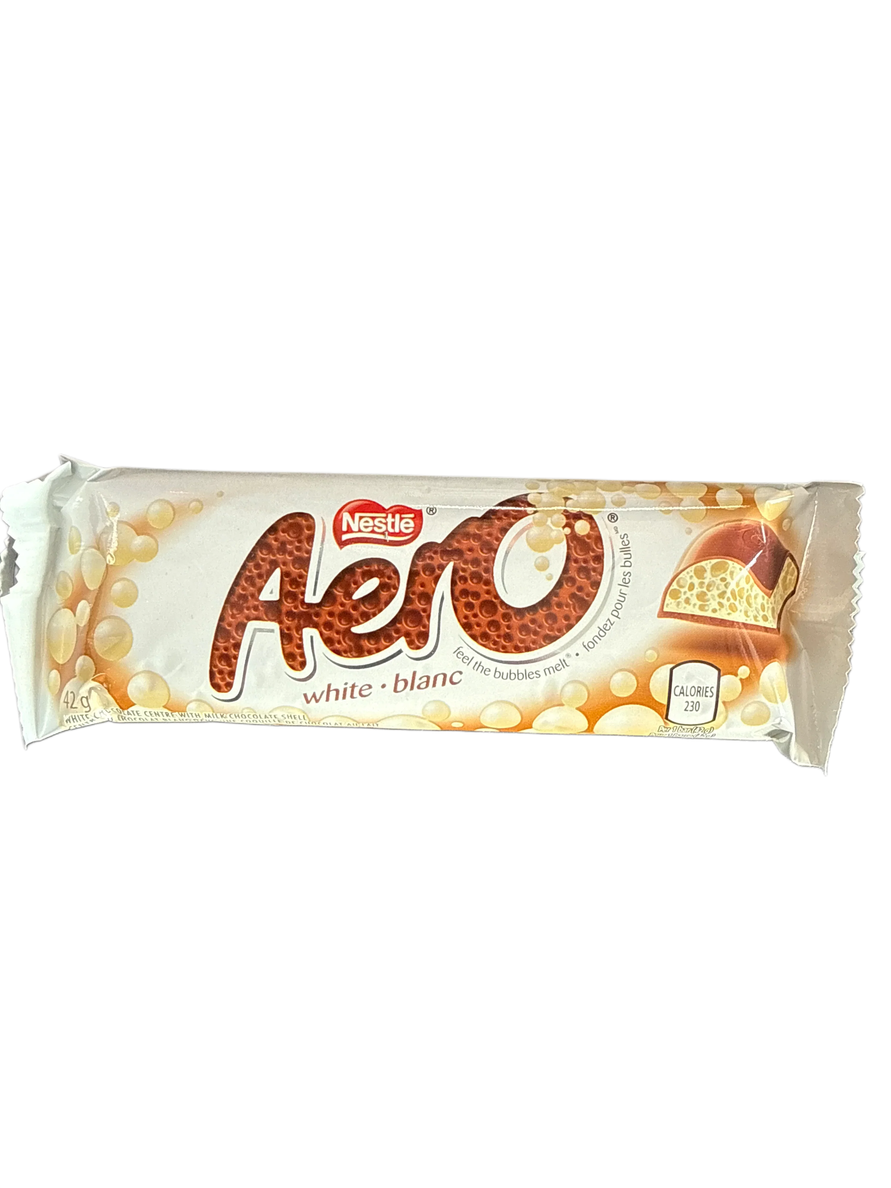 Aero White Chocolate Bar 42G - Canadian Version