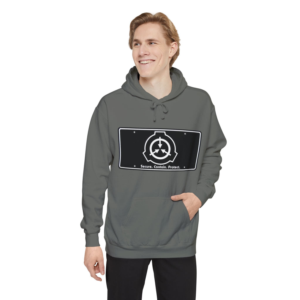SCP Foundation Logo Hoodie — Secure Contain Protect Graphic Hoodie