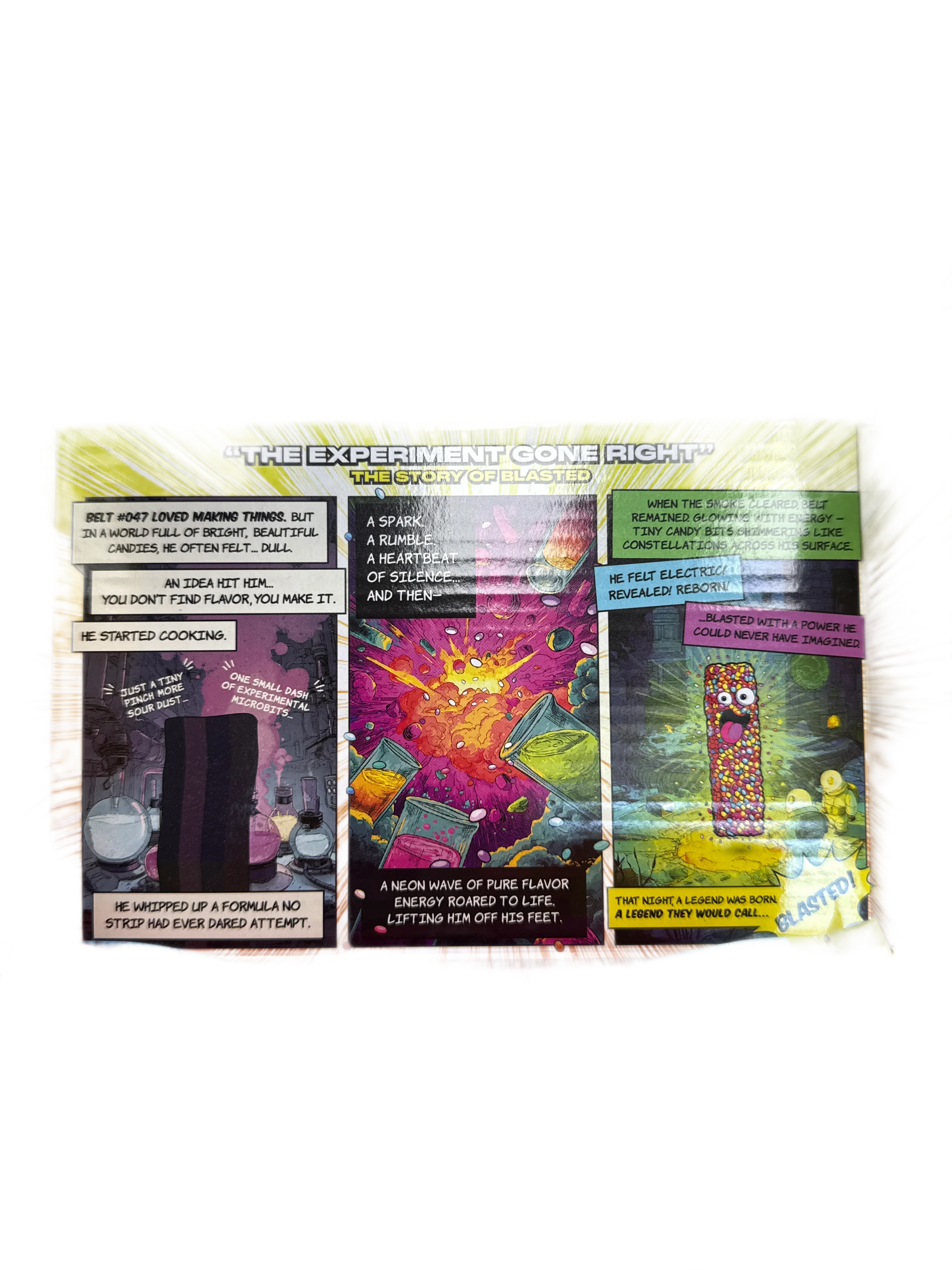 1UP Blasted Sour Belts Bundle Box (3 Packs) - U.S Edition