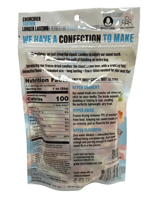 Sow Good Freeze Dried Sweet Squares 113G - U.S Edition
