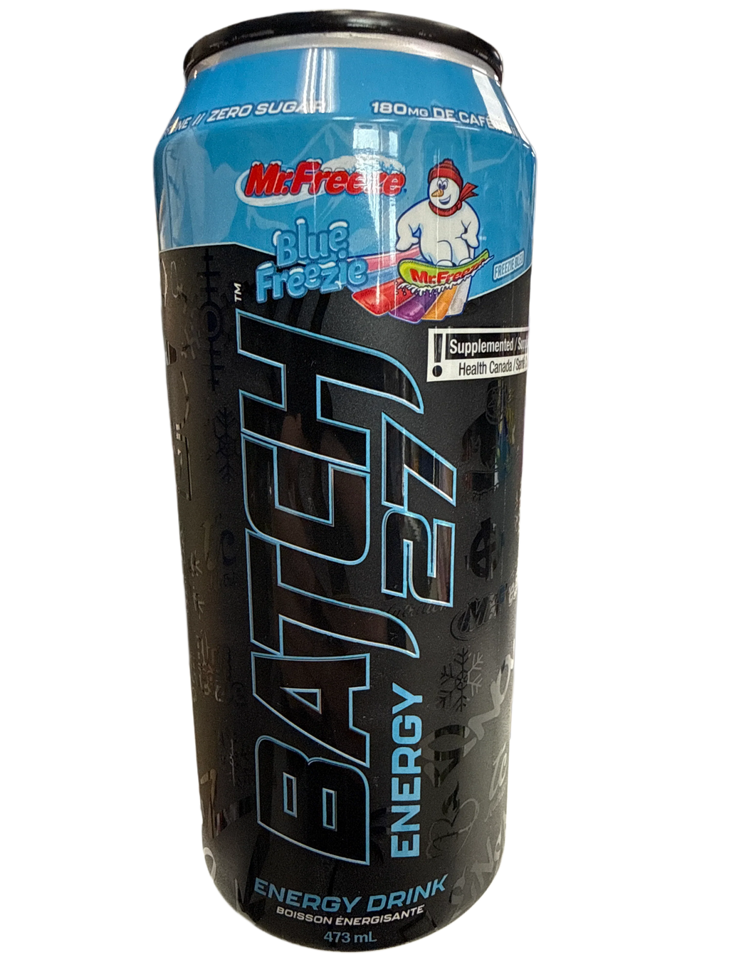 Batch 27 Zero Sugar Mr. Freeze Limited Edition Blue Freezie Energy 473ML - Canadian Edition