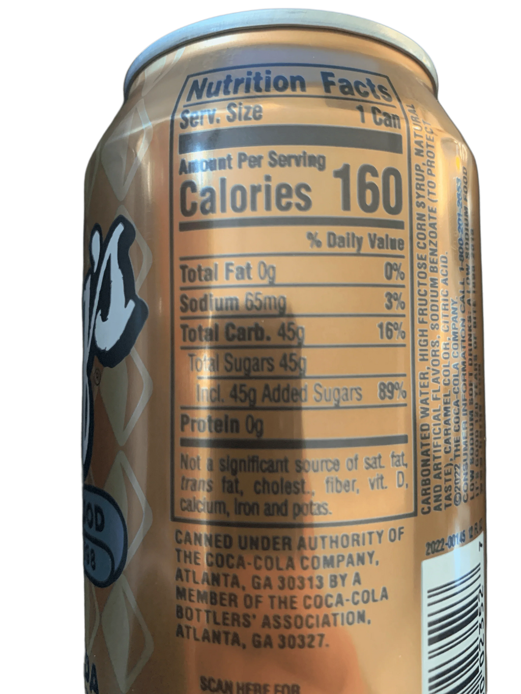 Barq's Creme Soda French Vanilla 355ML - U.S Edition
