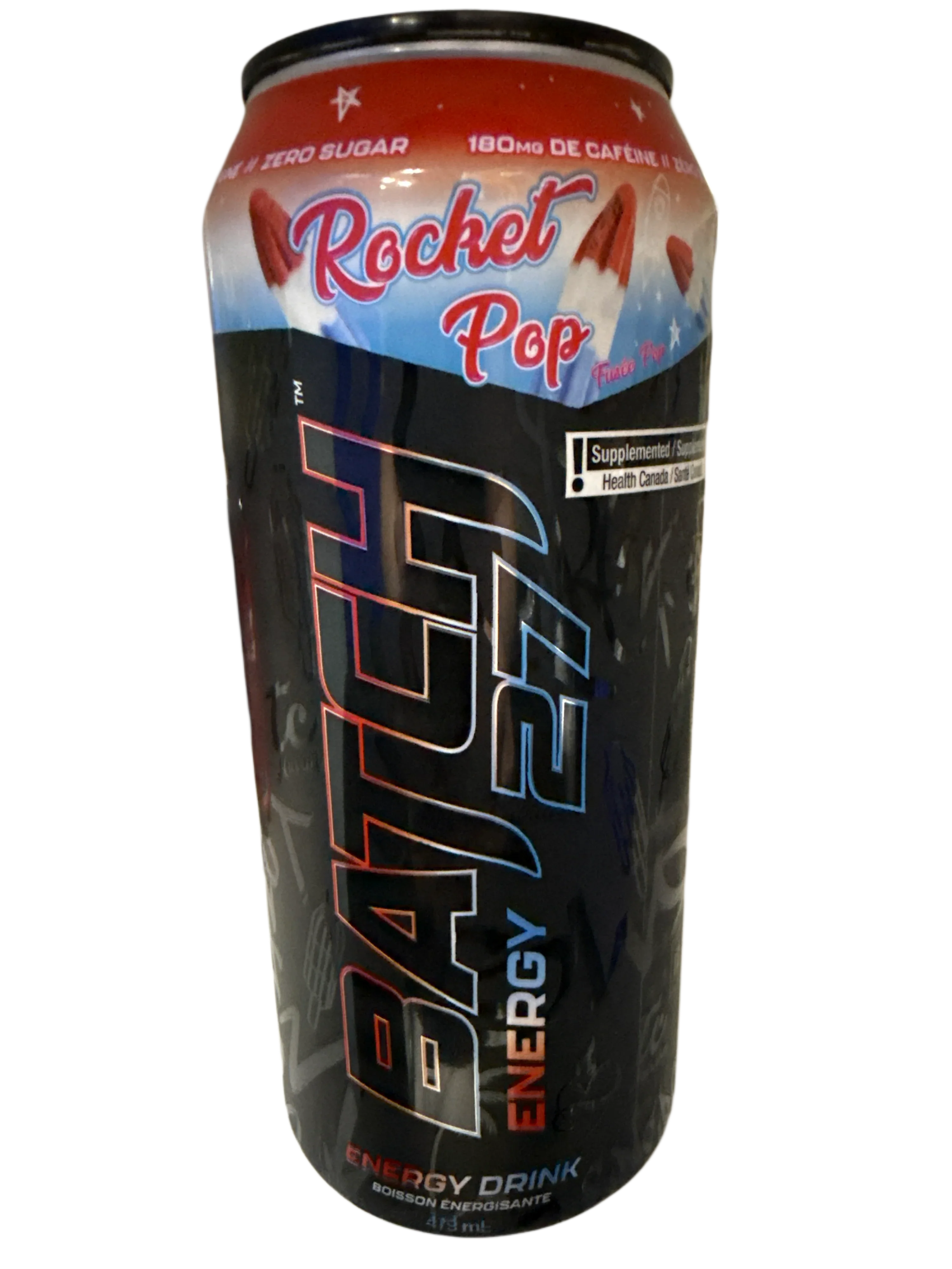 Batch 27 Zero Sugar Rocket Pop Energy Drink 473ML - Canadian Edition