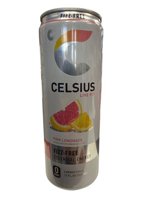 Celsius Zero Sugar Fizz Free Pink Lemonade Energy Drink 355ML - U.S Edition