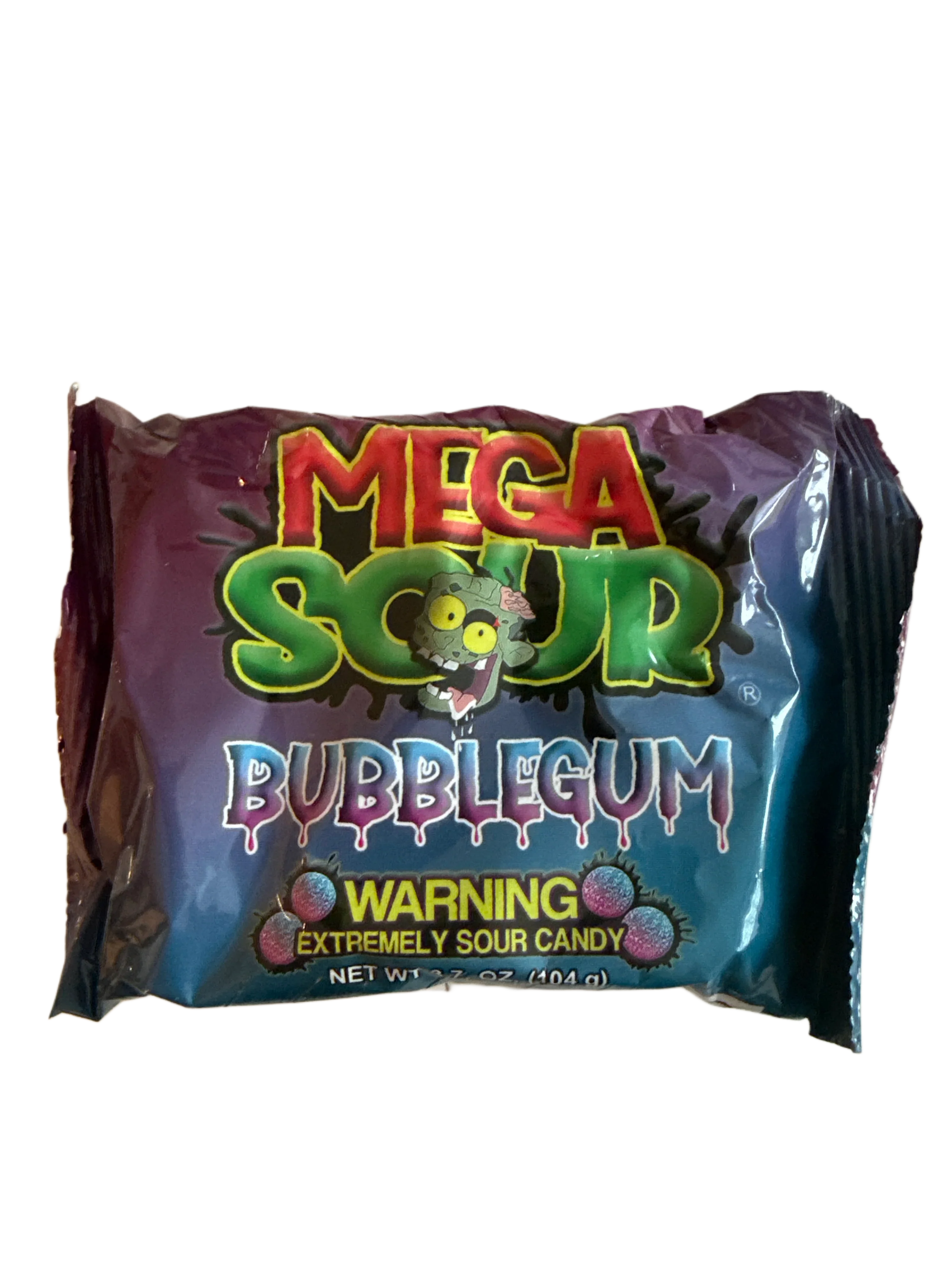 Barnetts Mega Sour Bubblegum Flavoured Candy 104G - U.K Edition