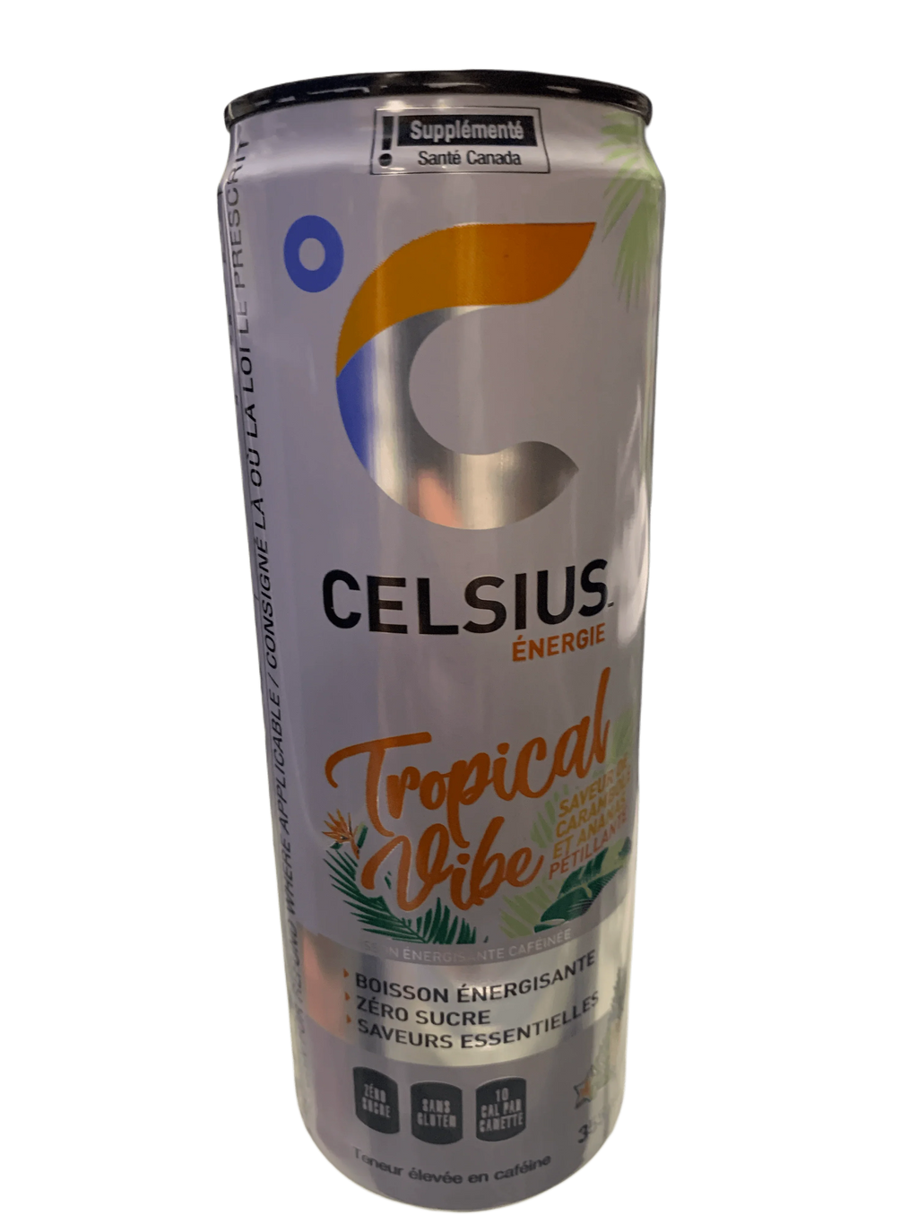 Celsius Tropical Vibe Zero Sugar Energy Drink 355ML - Canadian Edition