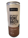 Broya 100% Grass Fed Chocolate Bone Broth Drink 237ML - Canadian Edition