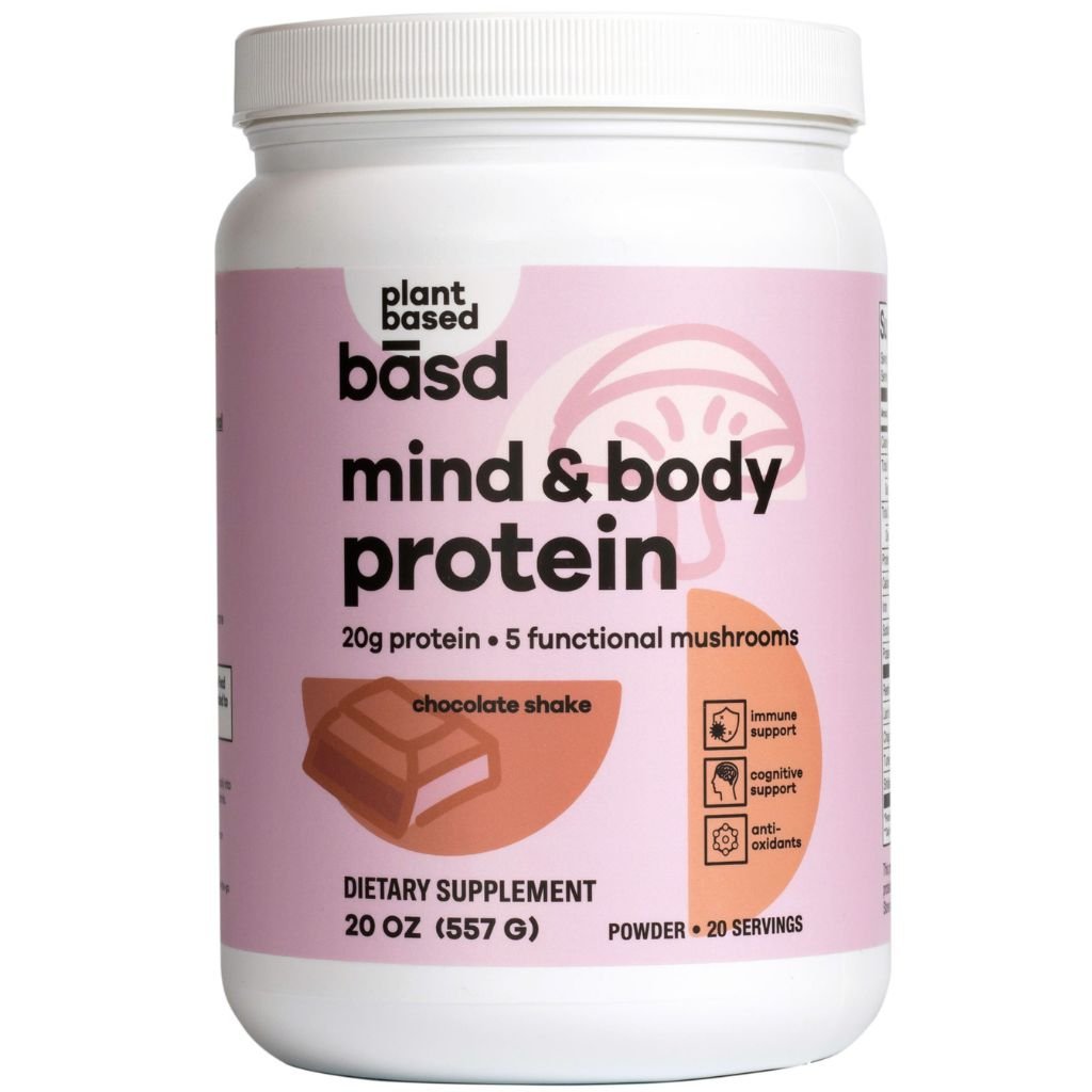 BASD MIND & BODY PLANT-BASED PROTEIN, 20 Servings