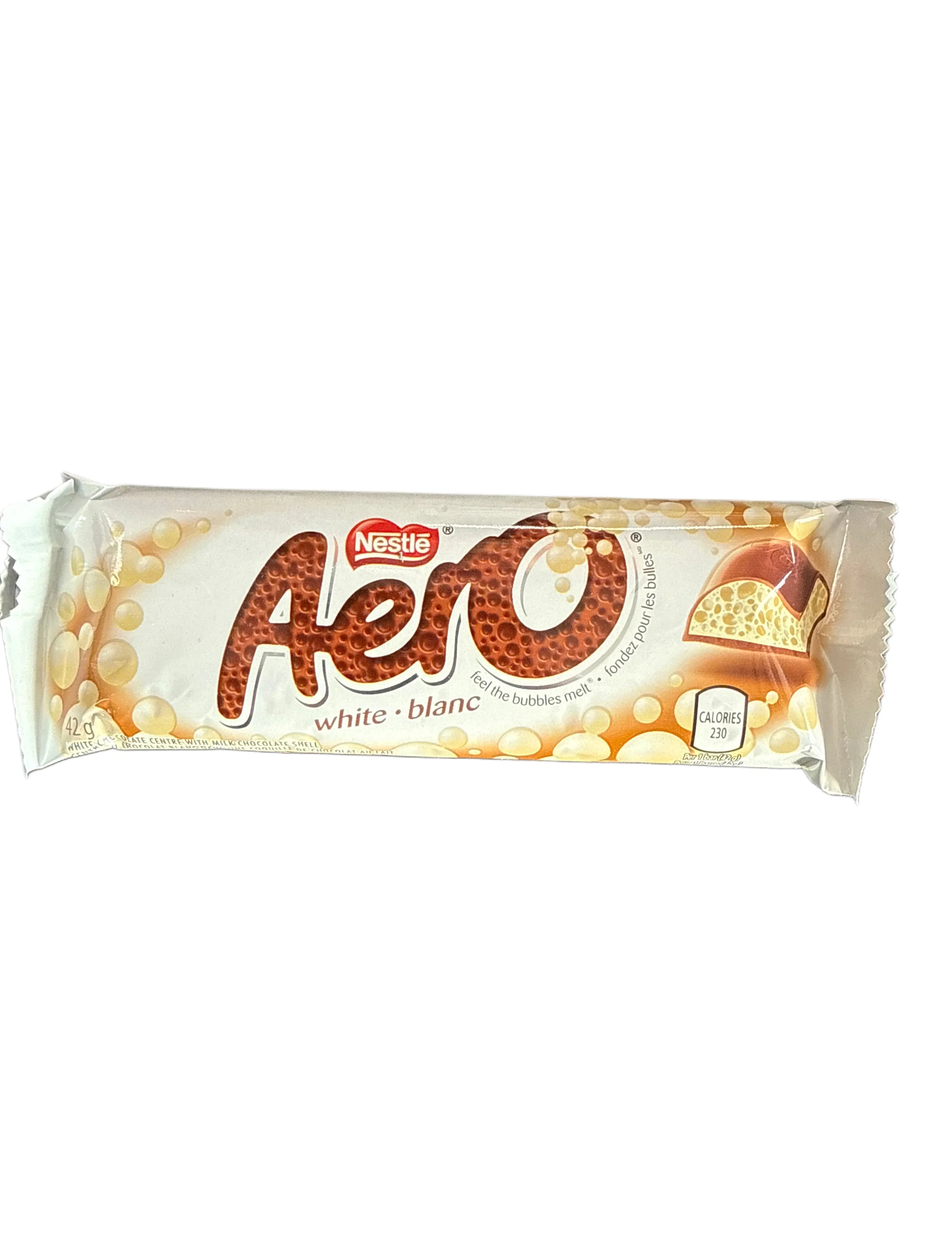 Aero White Chocolate Bar 42G - Canadian Version