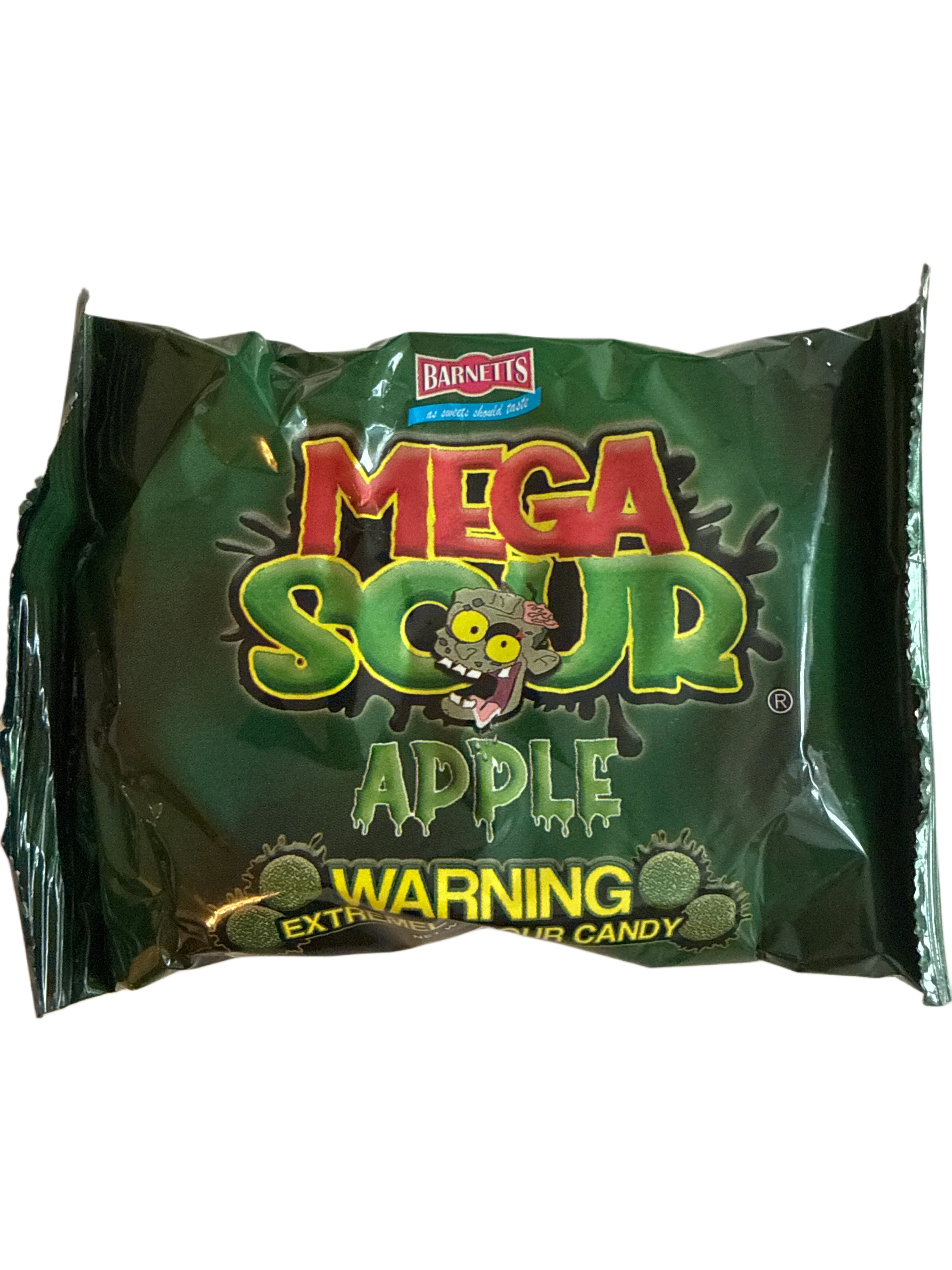 Barnetts Mega Sour Apple Candy 104G - U.K Edition