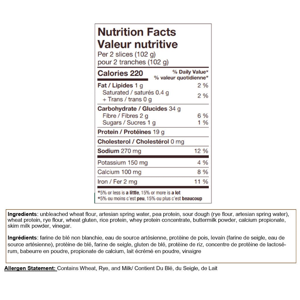Dimpflmeier HIGH PROTEIN SOURDOUGH BREAD, 1 Loaf